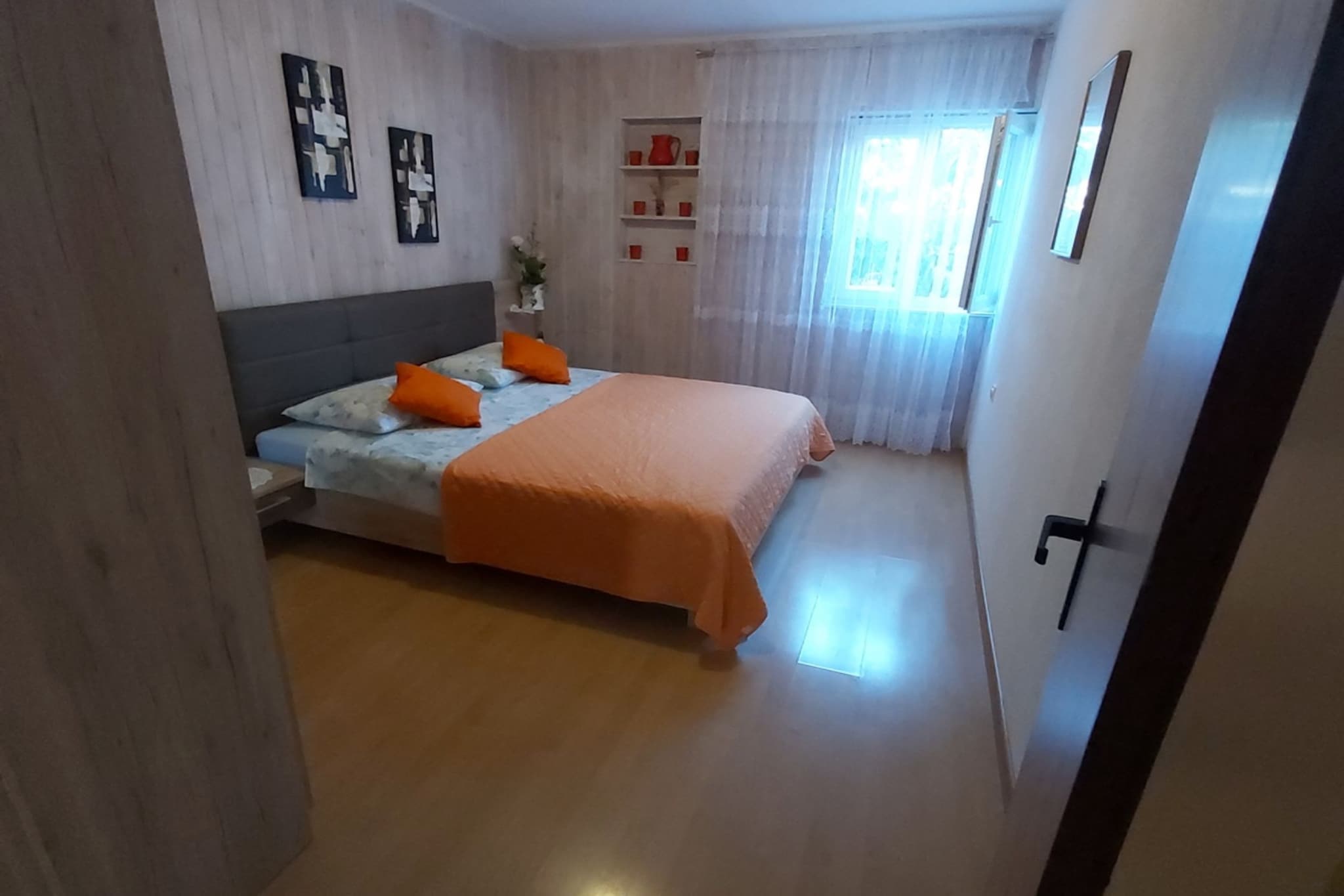 Apartments Ivan Supetar - Two Bedroom Apartment with Terrace no1-Schlafzimmer