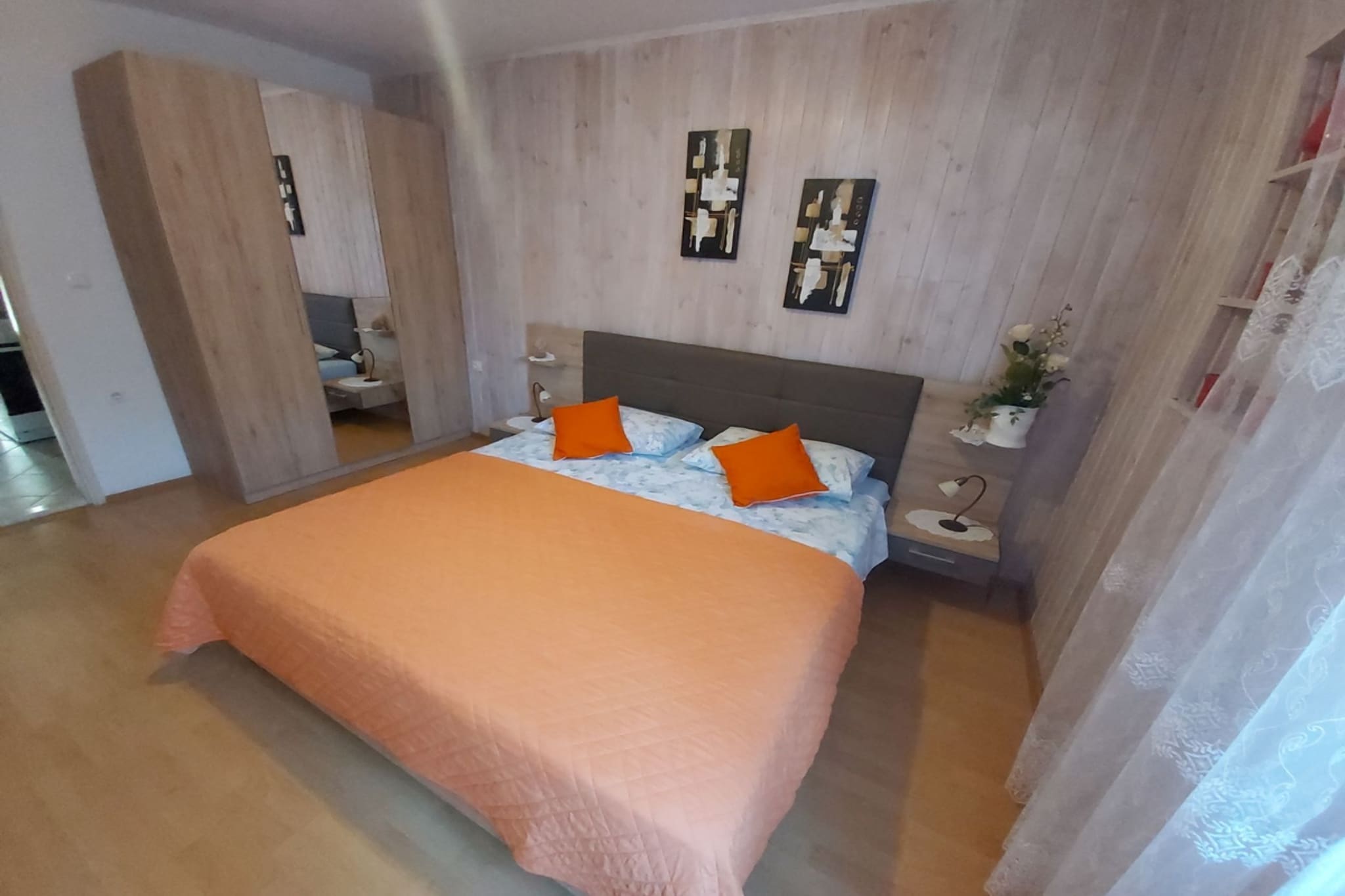 Apartments Ivan Supetar - Two Bedroom Apartment with Terrace no1-Schlafzimmer