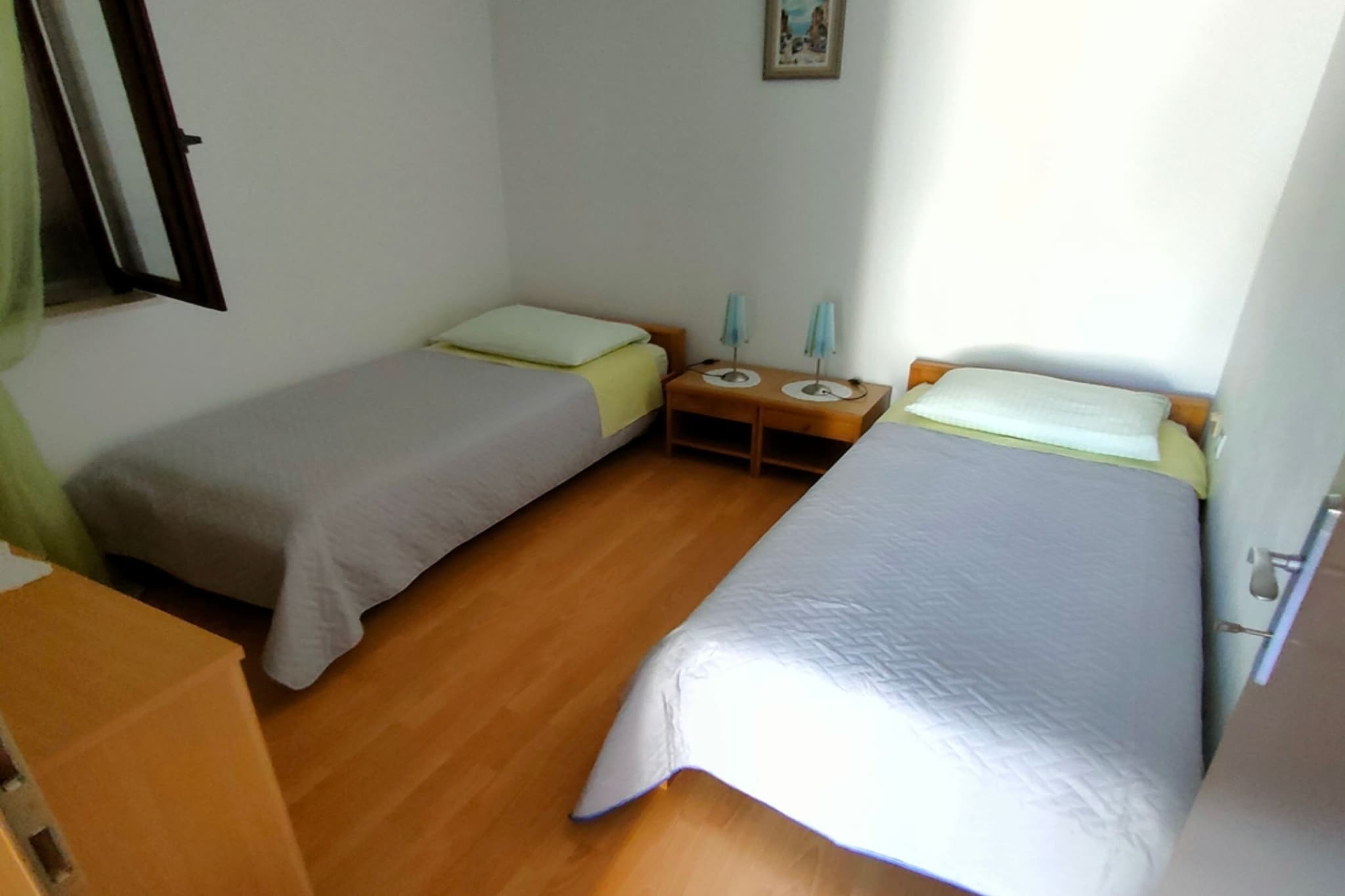 Apartments Ivan Supetar - Two Bedroom Apartment with Terrace no.3-Schlafzimmer