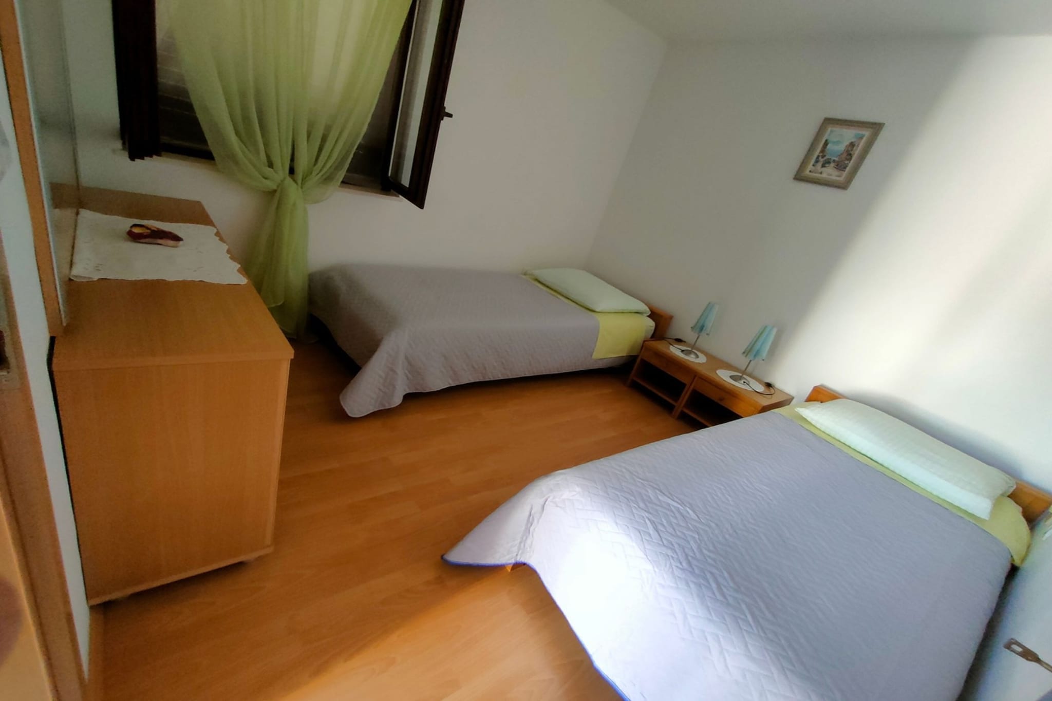 Apartments Ivan Supetar - Two Bedroom Apartment with Terrace no.3-Schlafzimmer