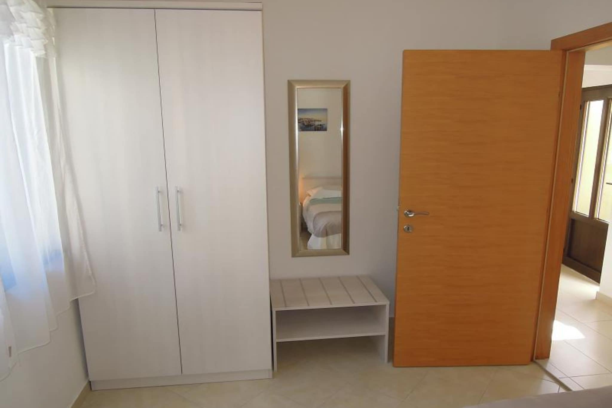 Cozy Retreat By The Sea Puntamika - Two Bedroom Apartment  with Terrace (owner A)-Slaapkamer
