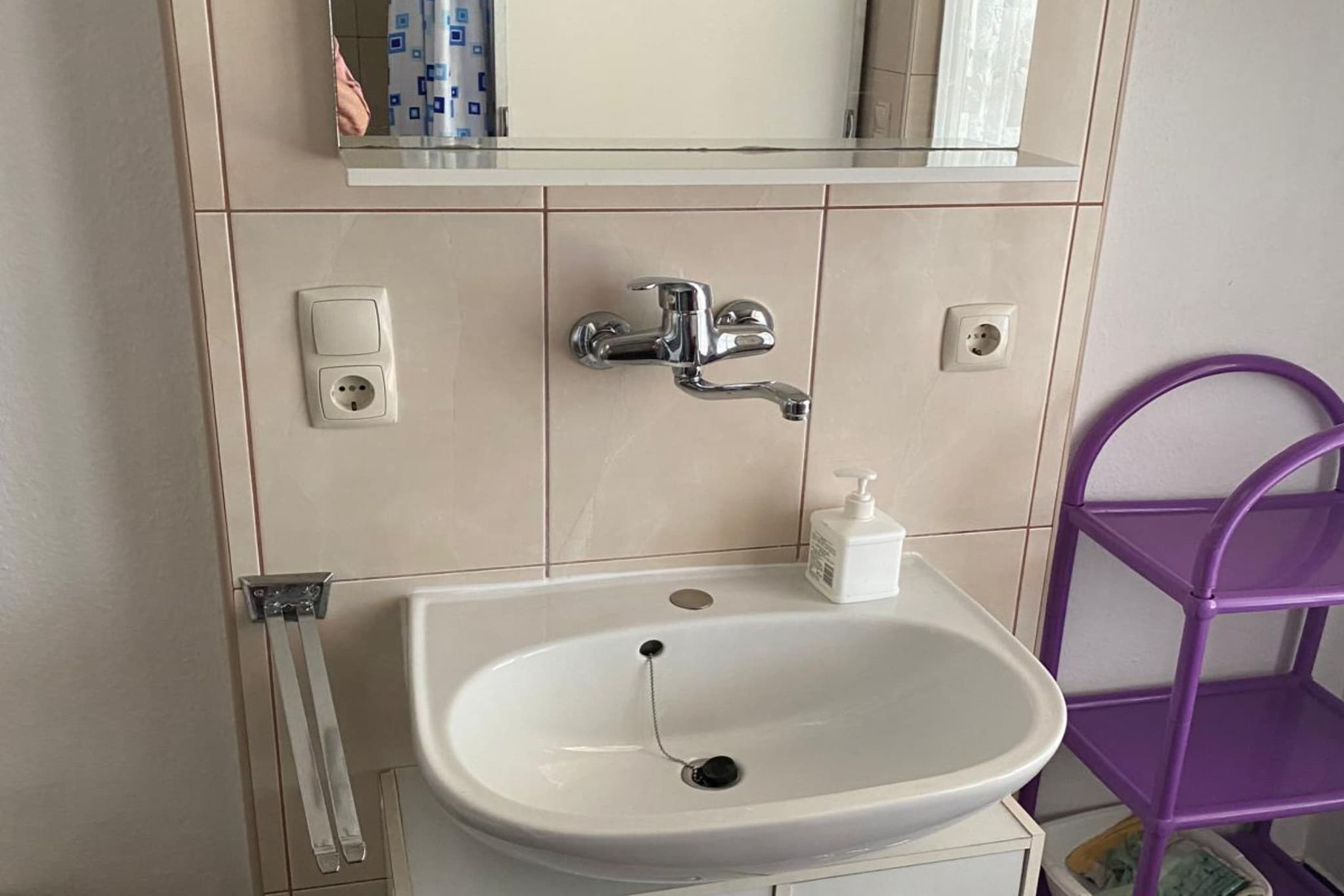 Villa Apartments Babaja - Studio Apartment with Terrace (Ap2)-Badkamer