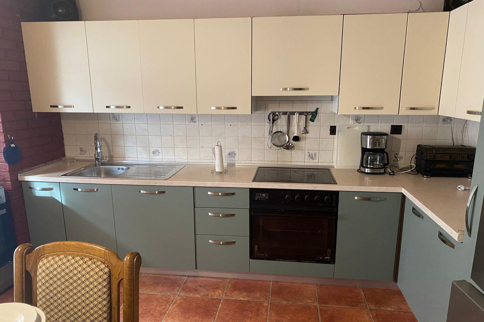 Villa Apartments Babaja - Studio Apartment with Balcony (Ap 11)-Keuken