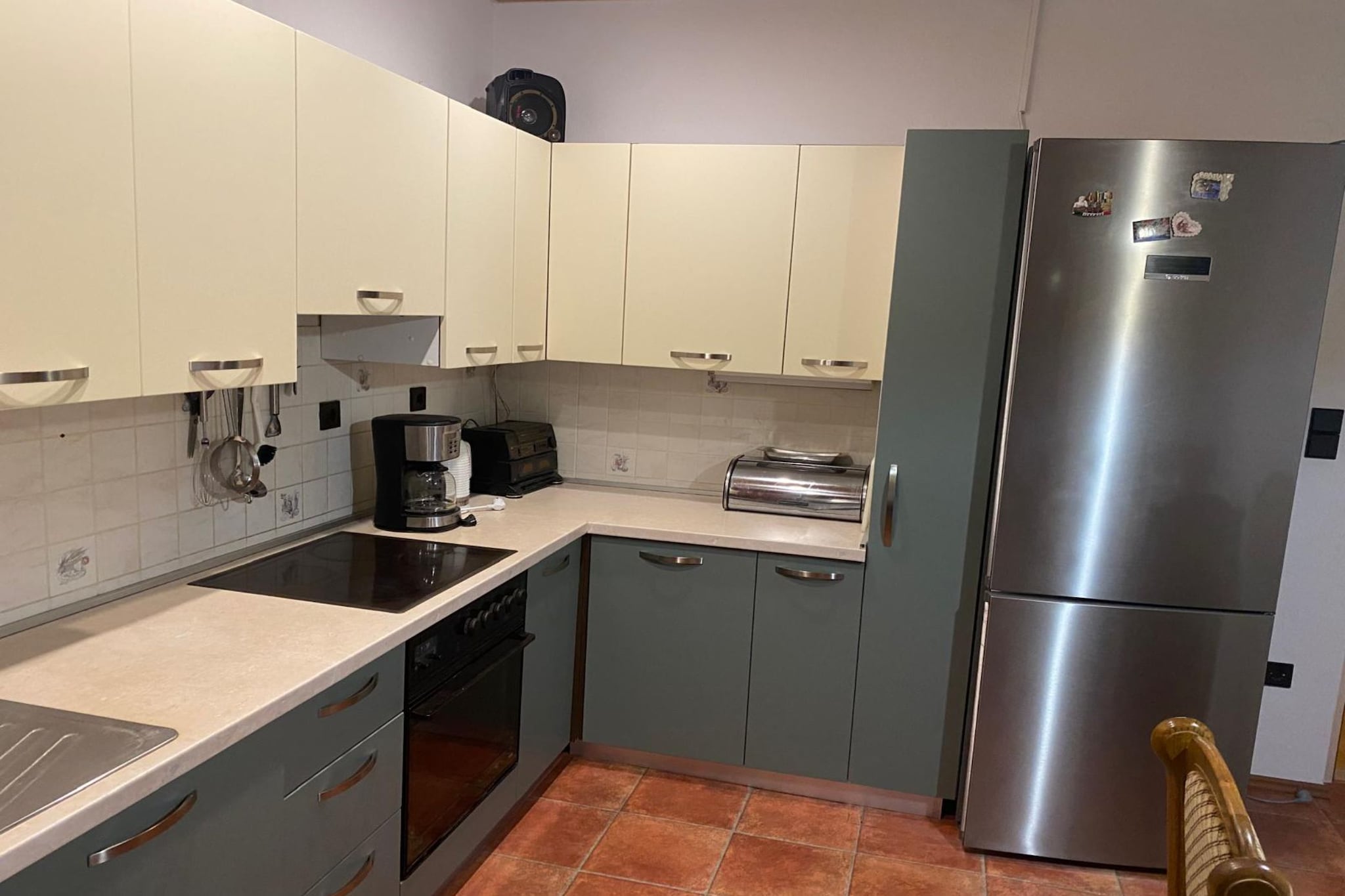Villa Apartments Babaja - Studio Apartment with Balcony (Ap 11)-Keuken
