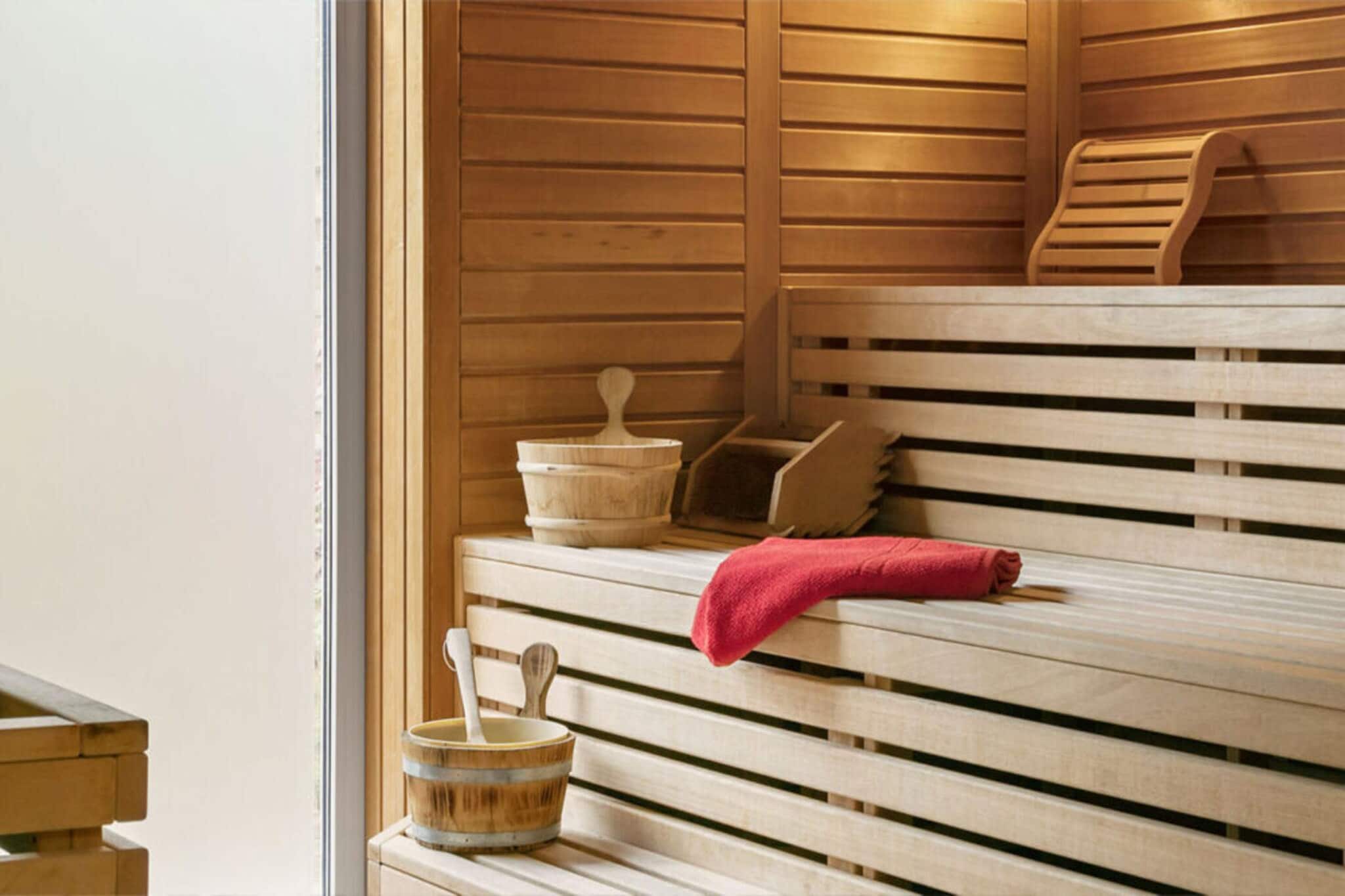 8 Personen Ferienpark haus in Faaborg-Sauna