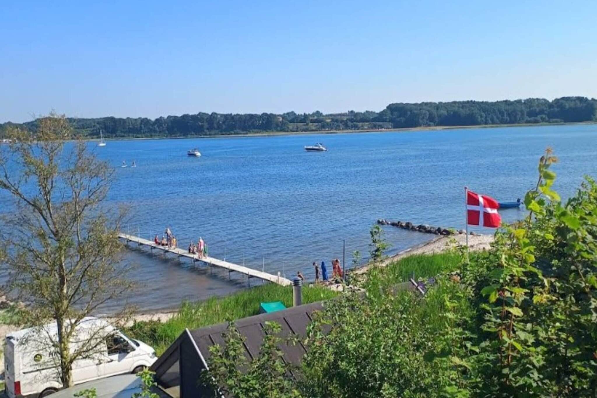 6 person holiday park home in Hejls