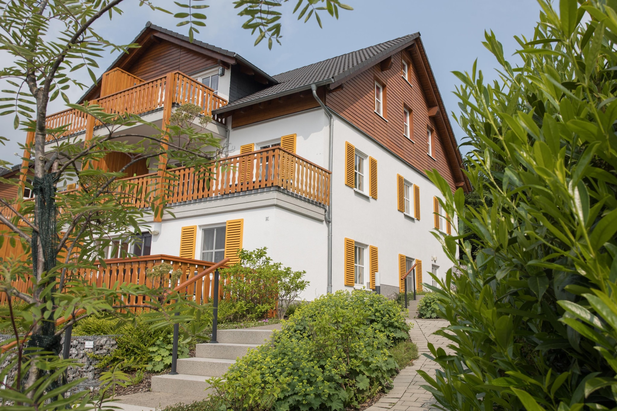 Ferienhaus 'Rothaarglück' Sauerland mit Aussicht-Buitenkant zomer