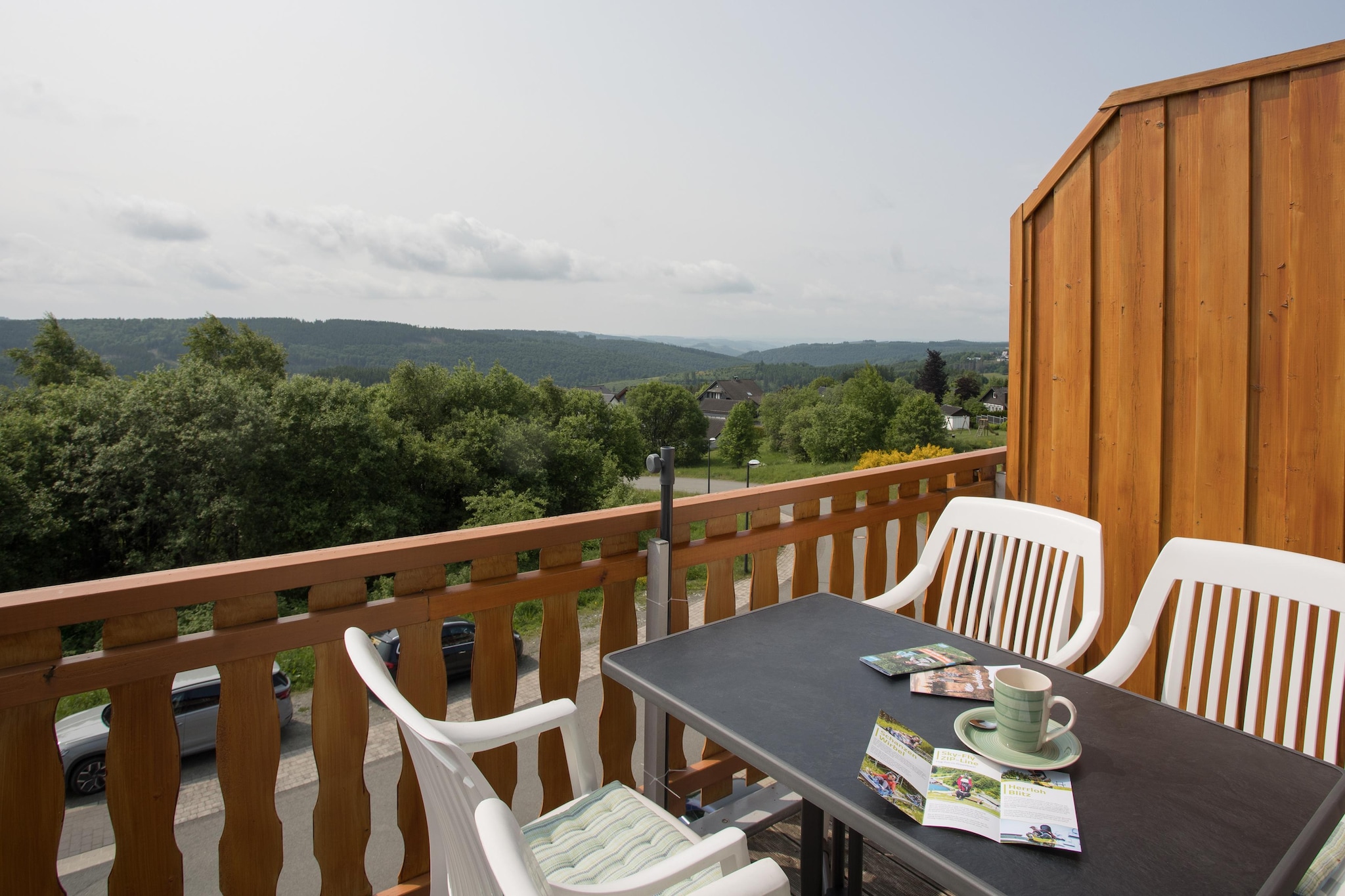 Ferienhaus 'Rothaarglück' Sauerland mit Aussicht-Terrasbalkon