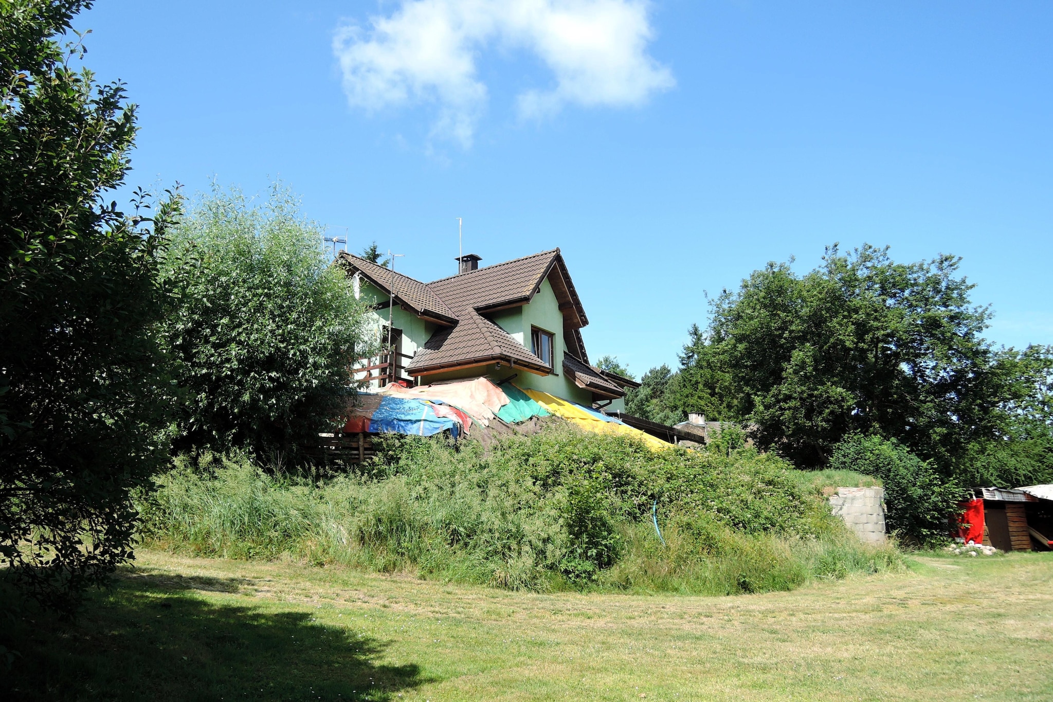 Pod świerkami pokój nr 2 dla 1 osoby-Aussicht Sommer