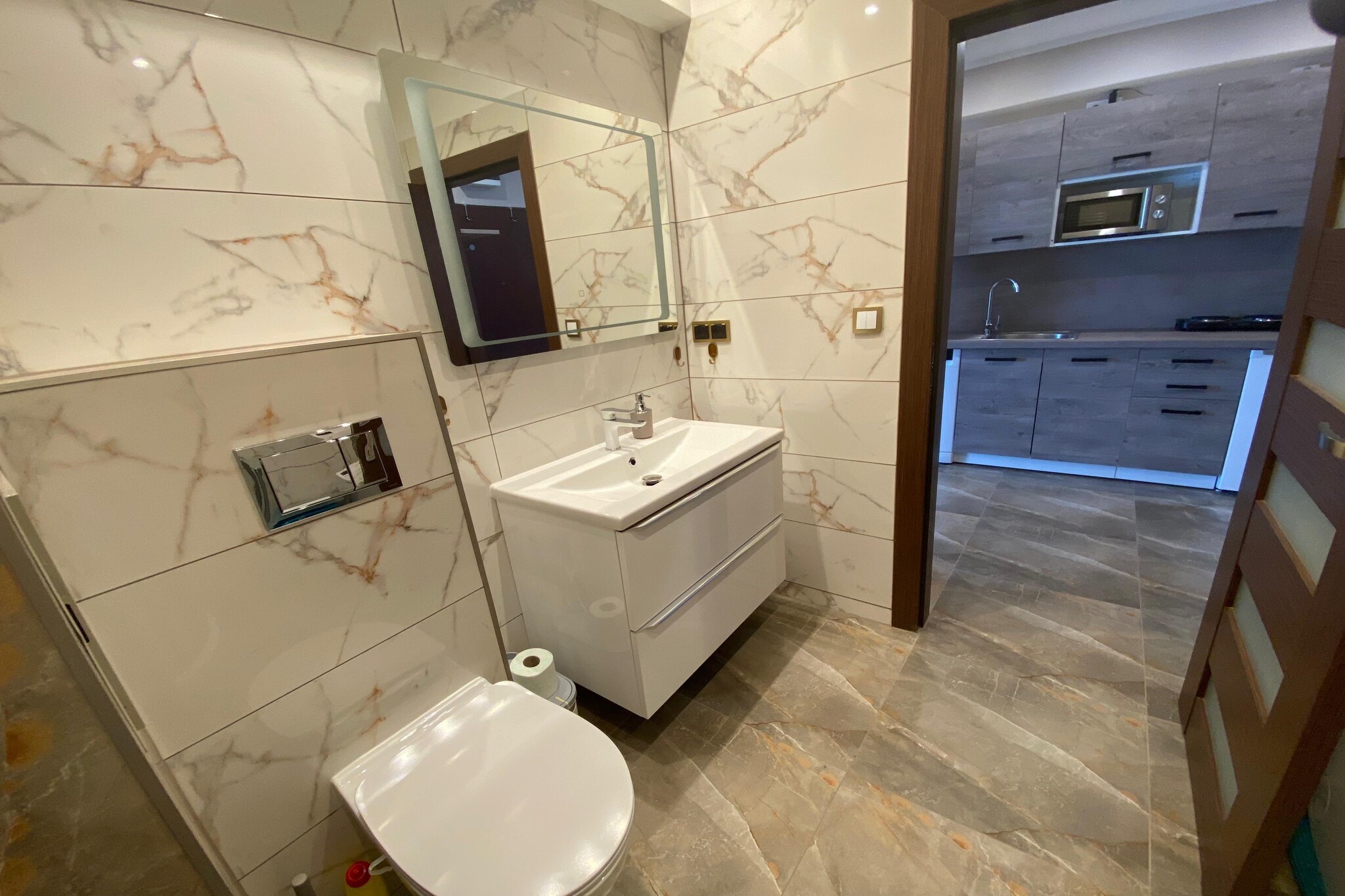 Apartament Laura  Międzyzdroje-Badkamer