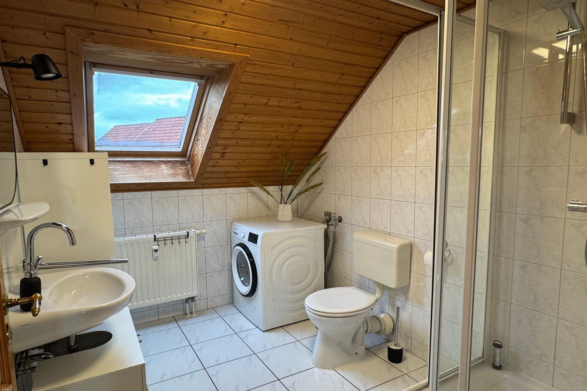 Ferienhaus in Hasselfelde - Haus 40 Blauvogel-Badezimmer