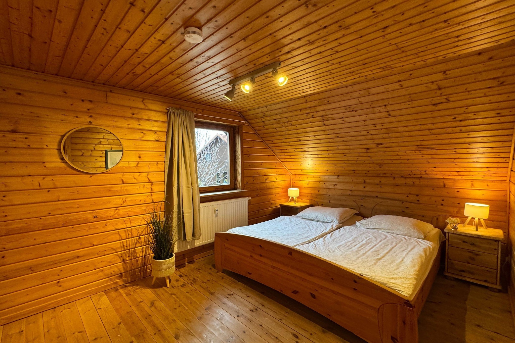 Ferienhaus in Hasselfelde - Haus 40 Blauvogel-Schlafzimmer