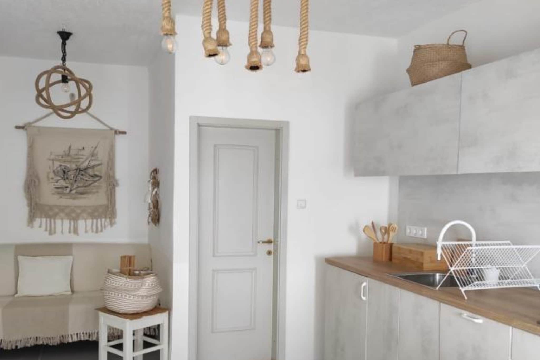 Modern Beachfront Apartments near Šibenik - Classic  Studio Apartment with Balcony and Sea View
