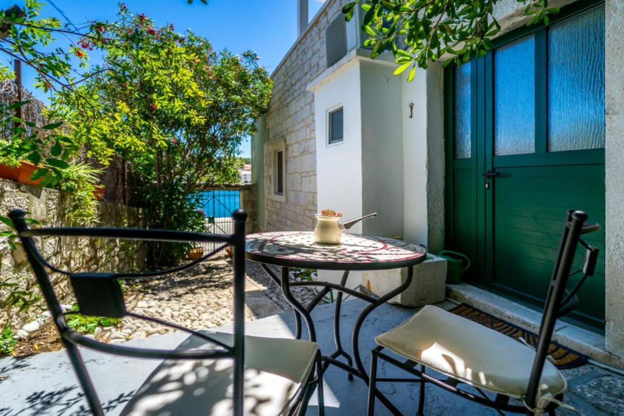 Kapetana Bepa Dvor - Three Bedroom House with Terrace and Sea View-Terrace