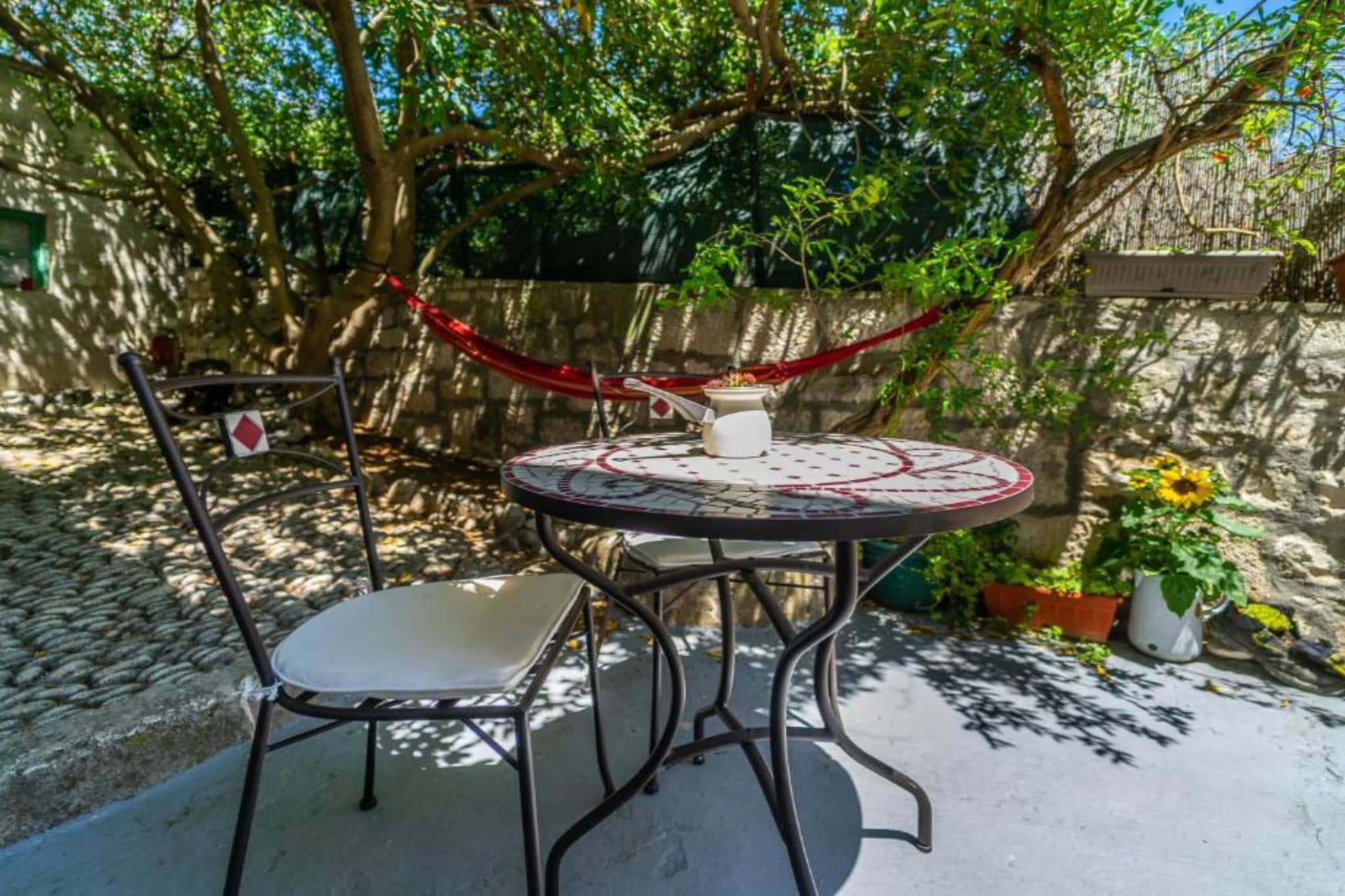 Kapetana Bepa Dvor - Three Bedroom House with Terrace and Sea View-Outdoor
