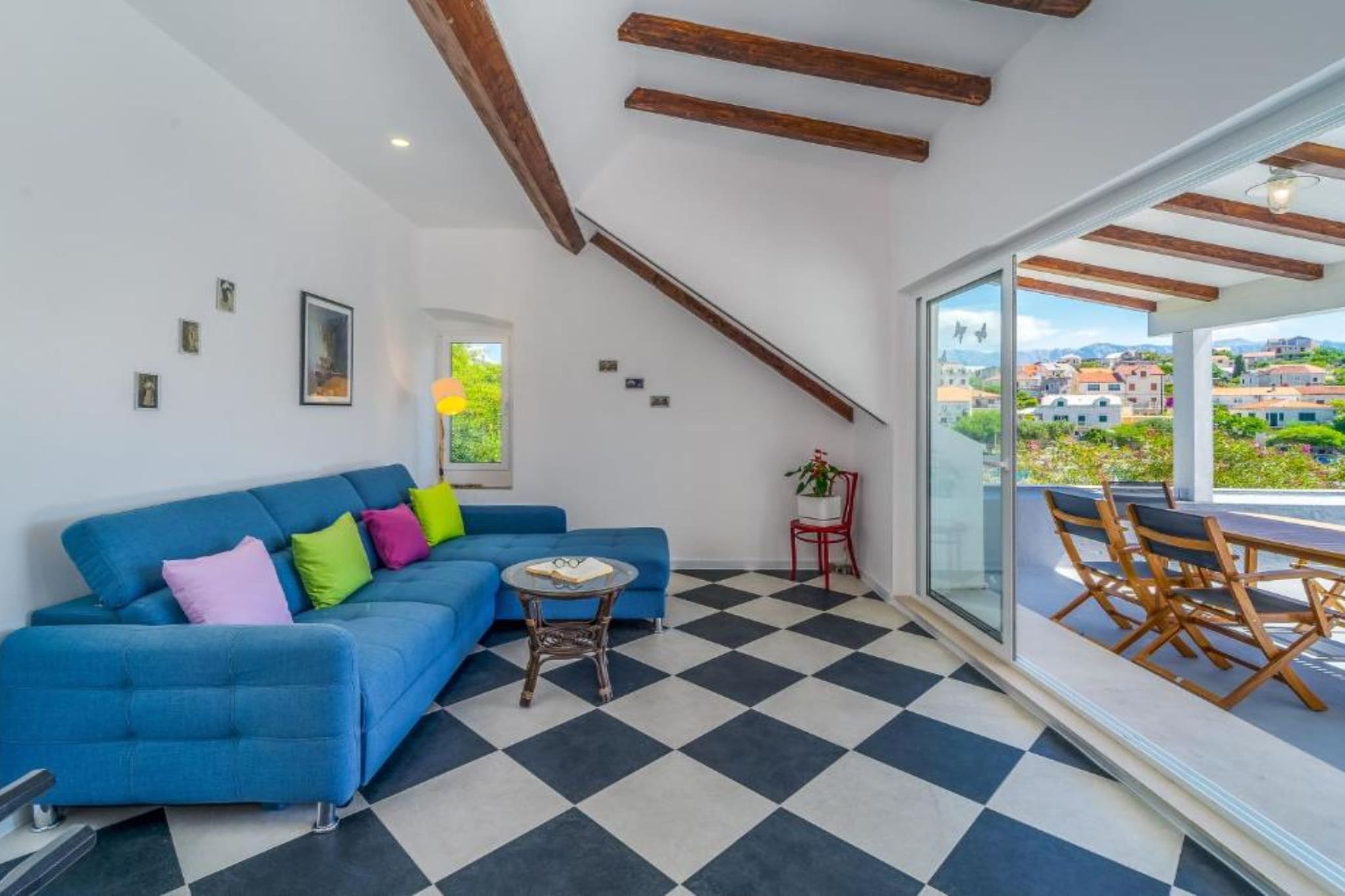 Kapetana Bepa Dvor - Three Bedroom House with Terrace and Sea View