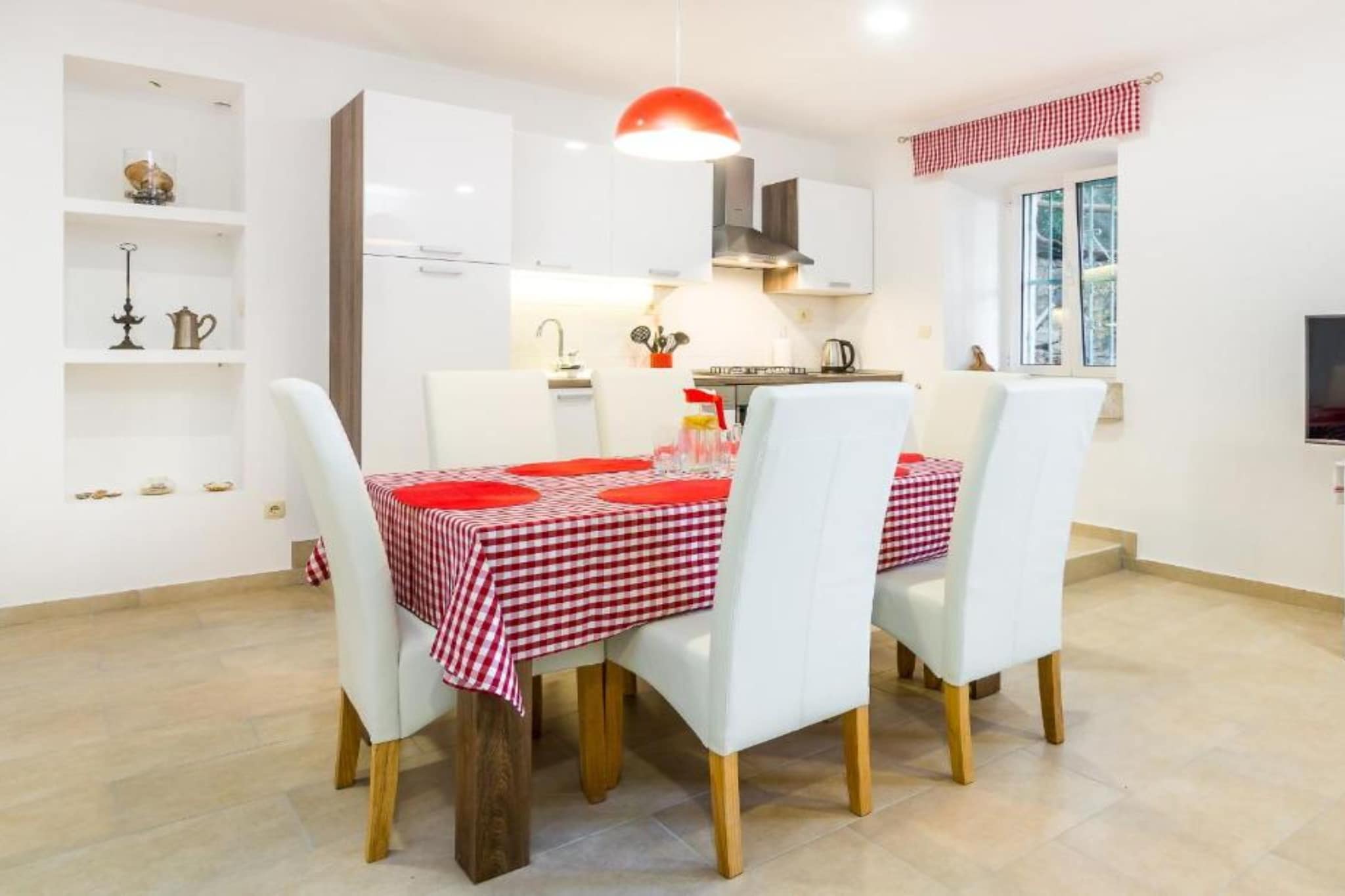Kapetana Bepa Dvor - Three Bedroom House with Terrace and Sea View-Kitchen