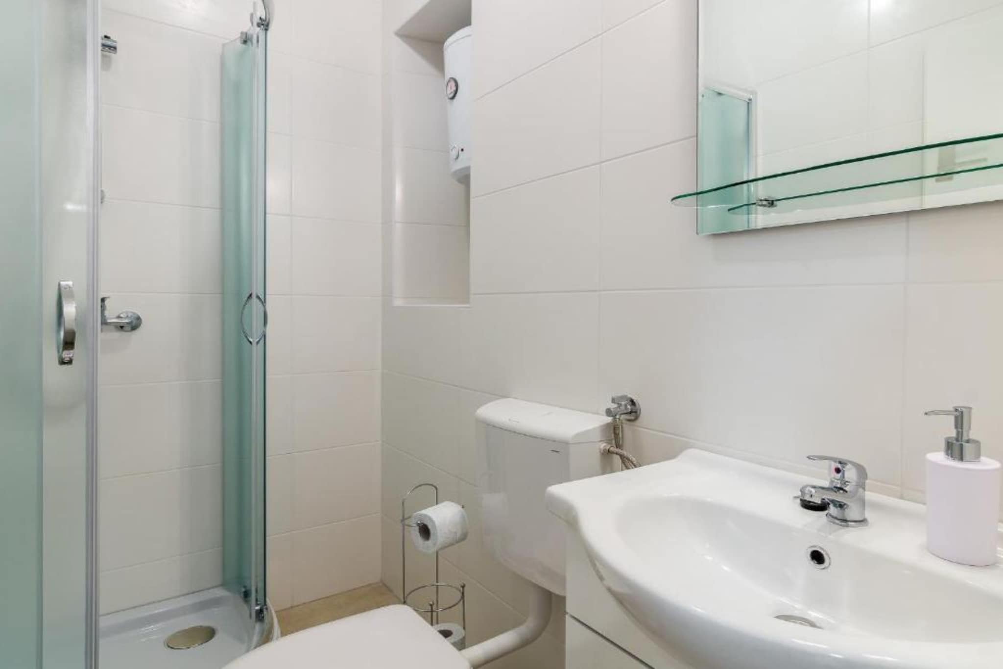 Kapetana Bepa Dvor - Three Bedroom House with Terrace and Sea View-Bathroom