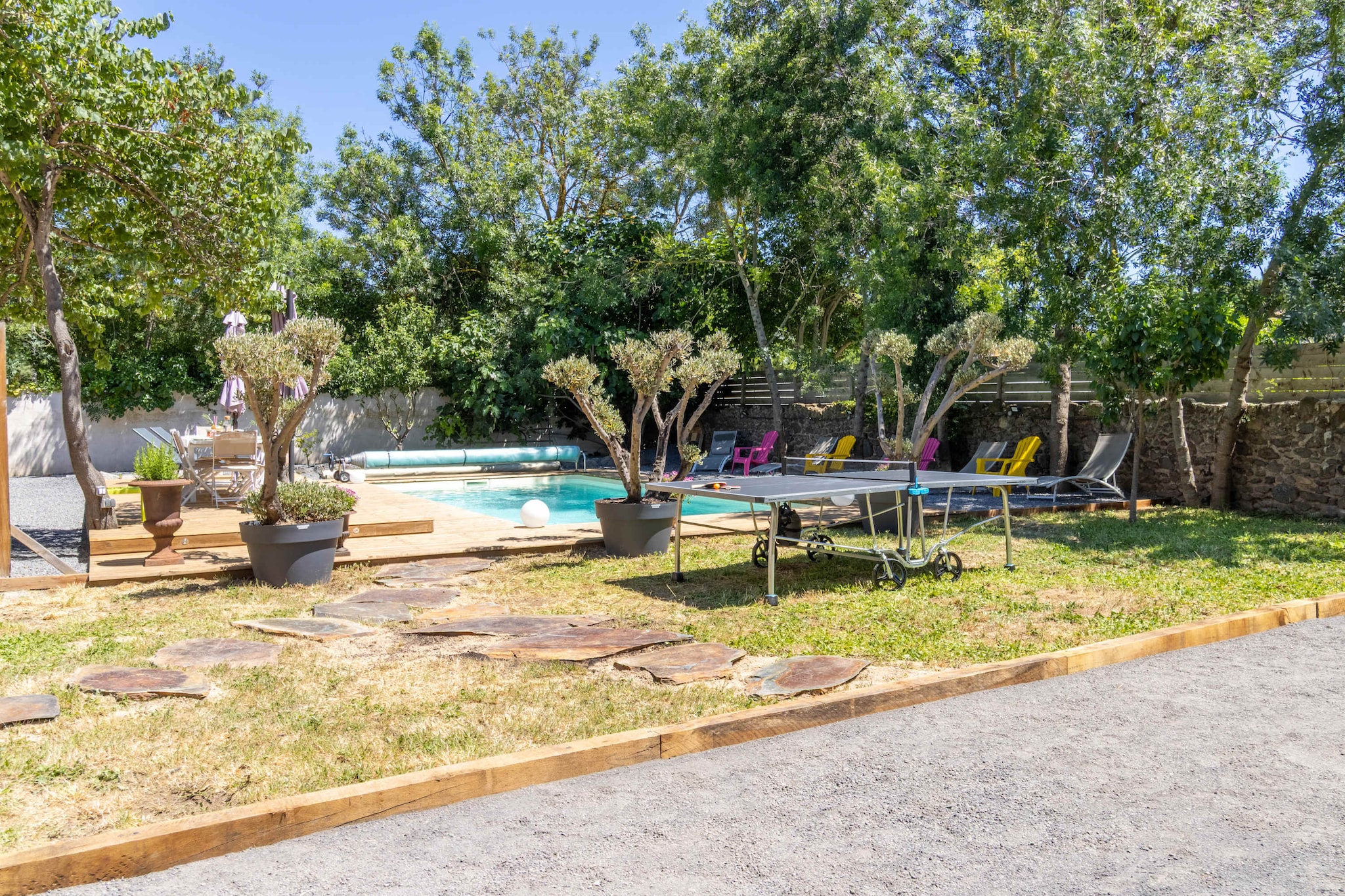 Villa Laurens-Gärten Sommer