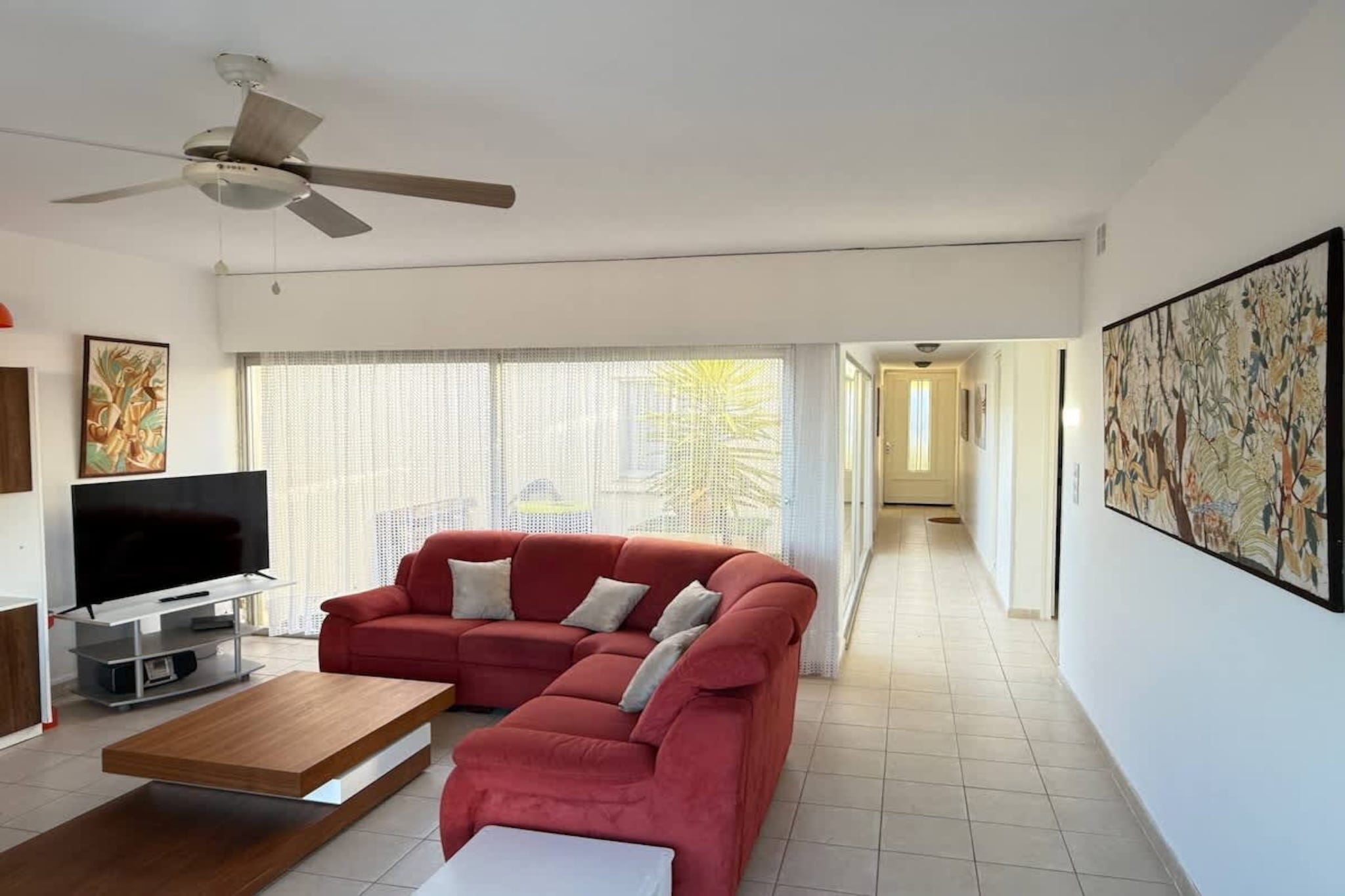 87 Villa sur la plag-Woonkamer