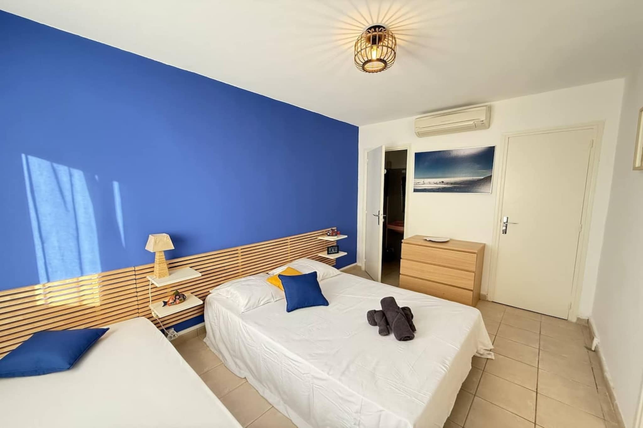 87 Villa sur la plag-Slaapkamer
