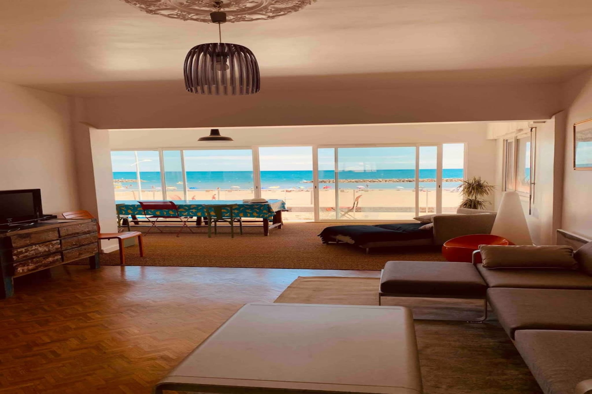 86 Bel appart 120m2-Woonkamer