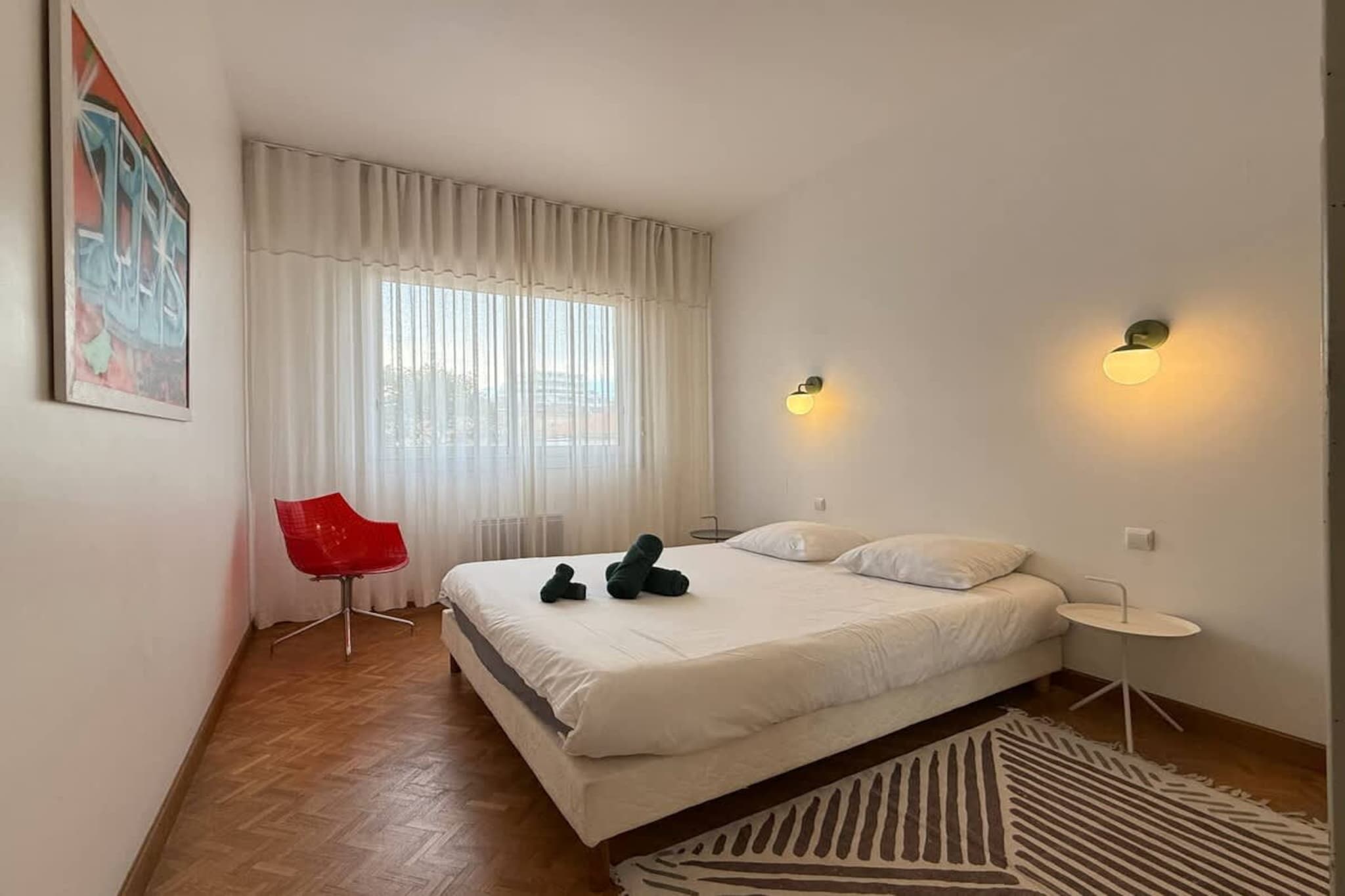 86 Bel appart 120m2-Slaapkamer