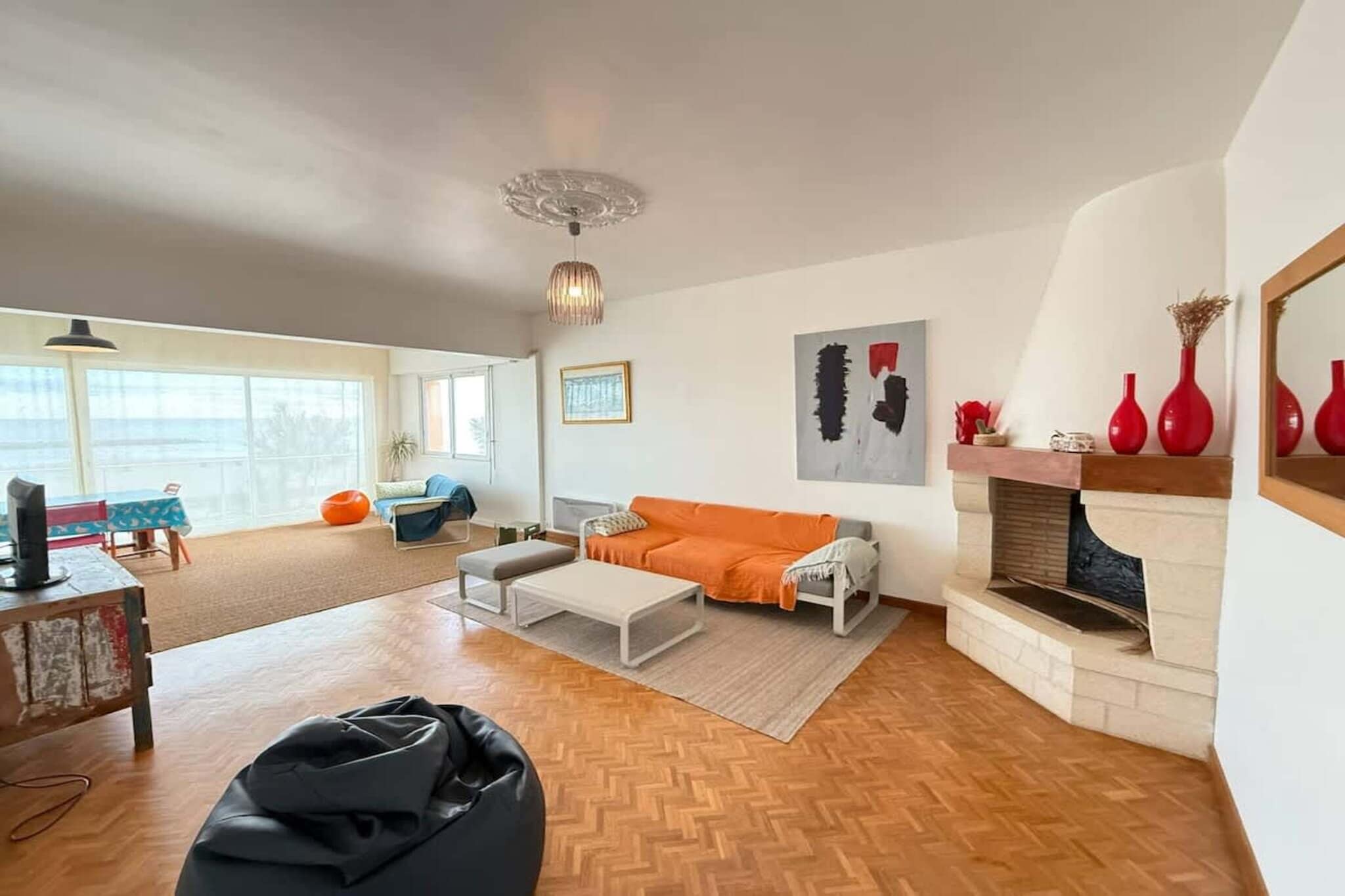 86 Bel appart 120m2 - Woonkamer