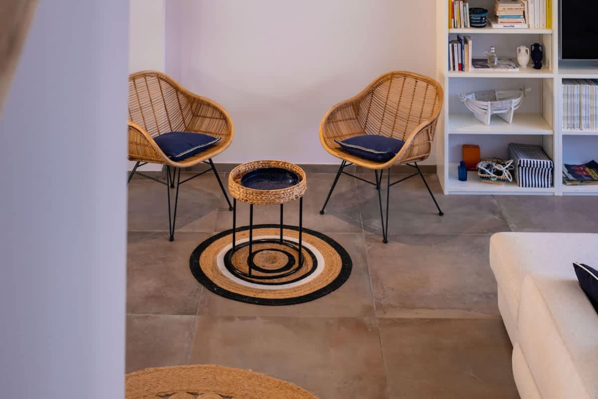 69 La Maison Bleue-Woonkamer
