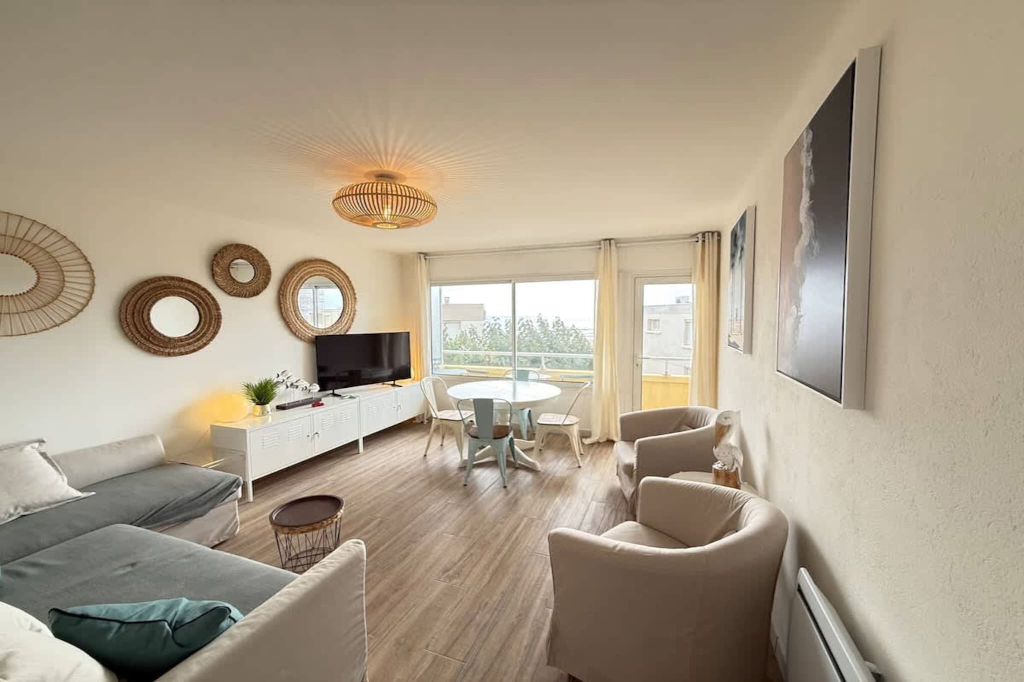 82 Vue Mer et Plage-Woonkamer