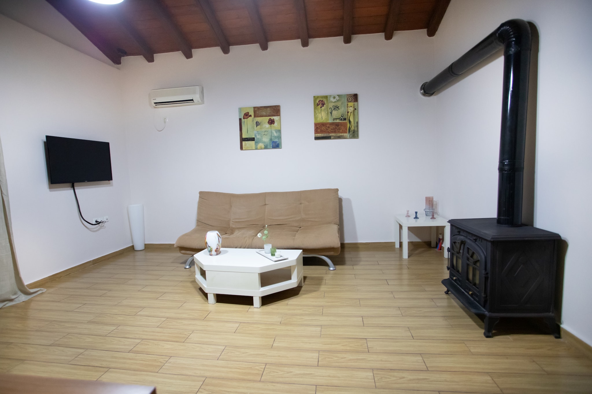 Mani Sea & Stone House-Living room
