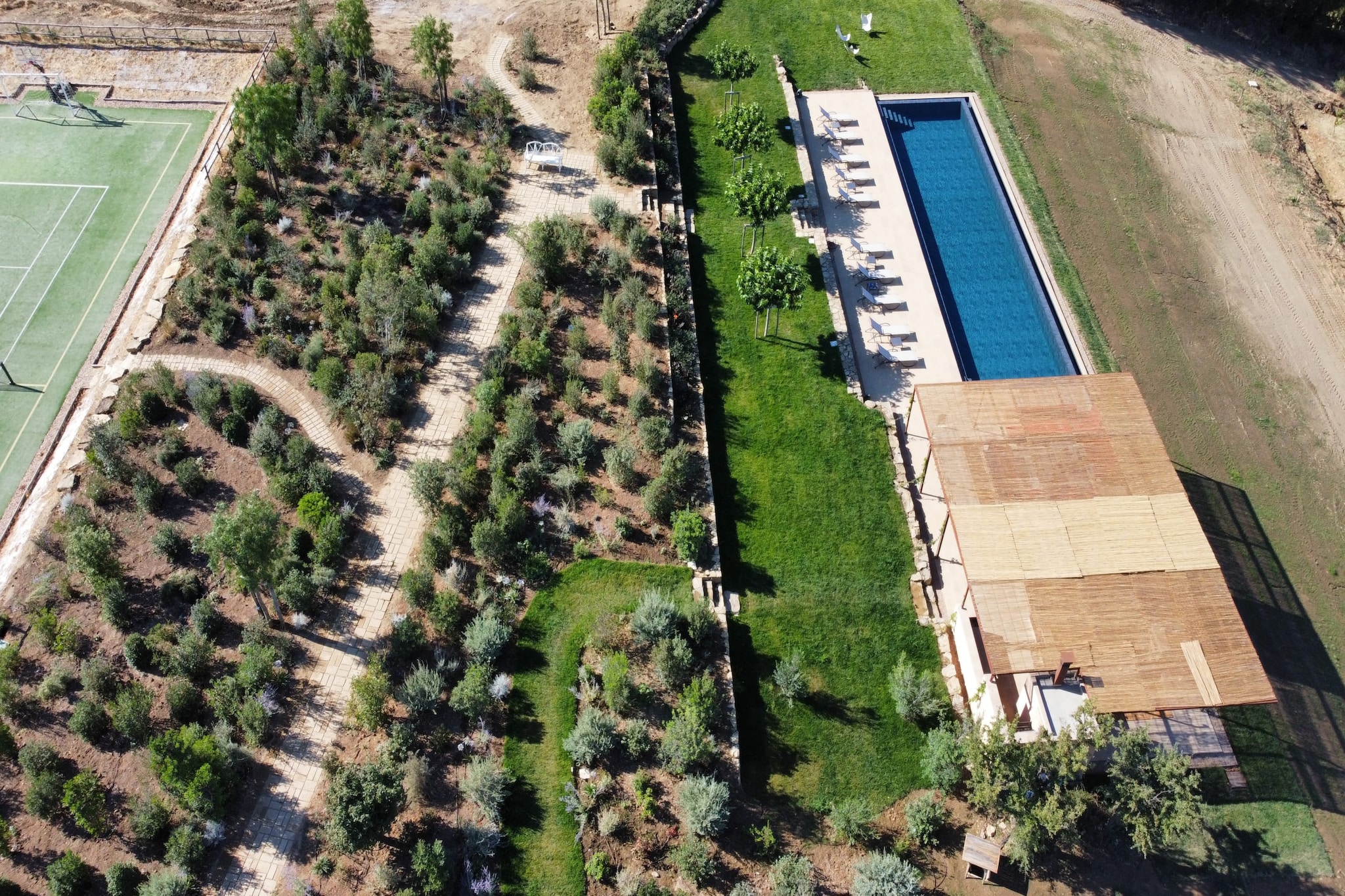 Maniero in Maremma-Gebiete Sommer 1 km