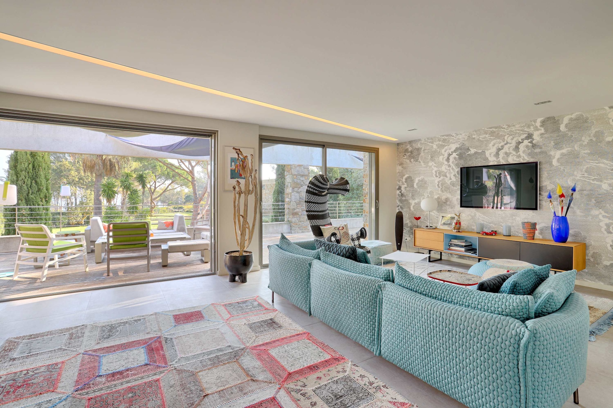 Villa Ephelele-Living room