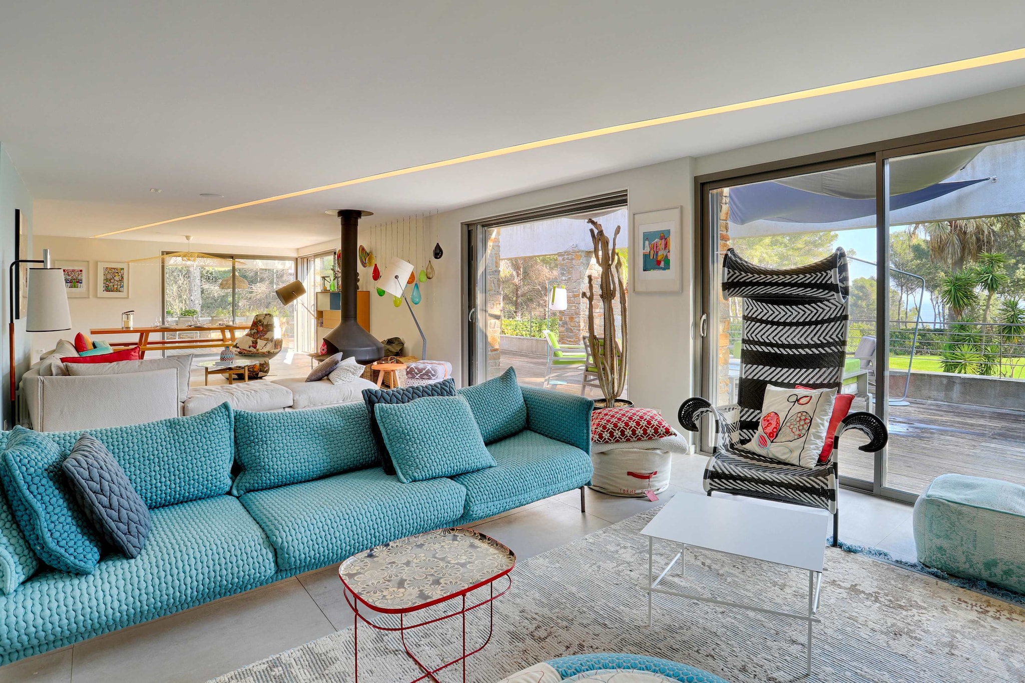 Villa Ephelele-Living room