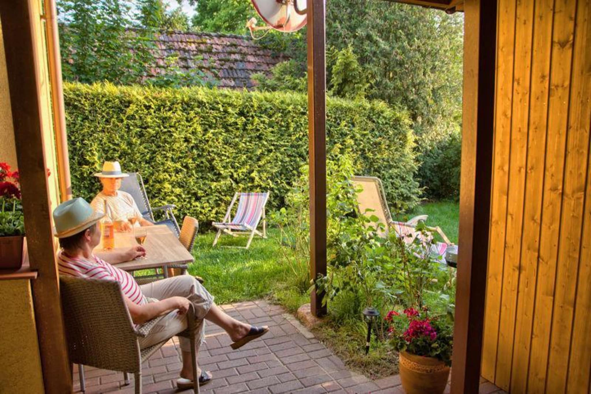 Mieszkanie na parterze dla 4 osób 2 pokojowe - Terrasbalkon