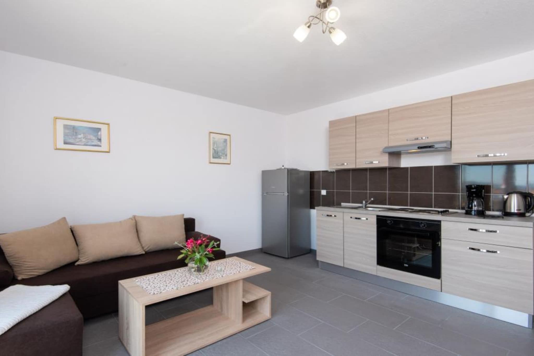 Peaceful Apartments Harfa-One Bedroom Apartment with Balcony and Partial Sea View 1