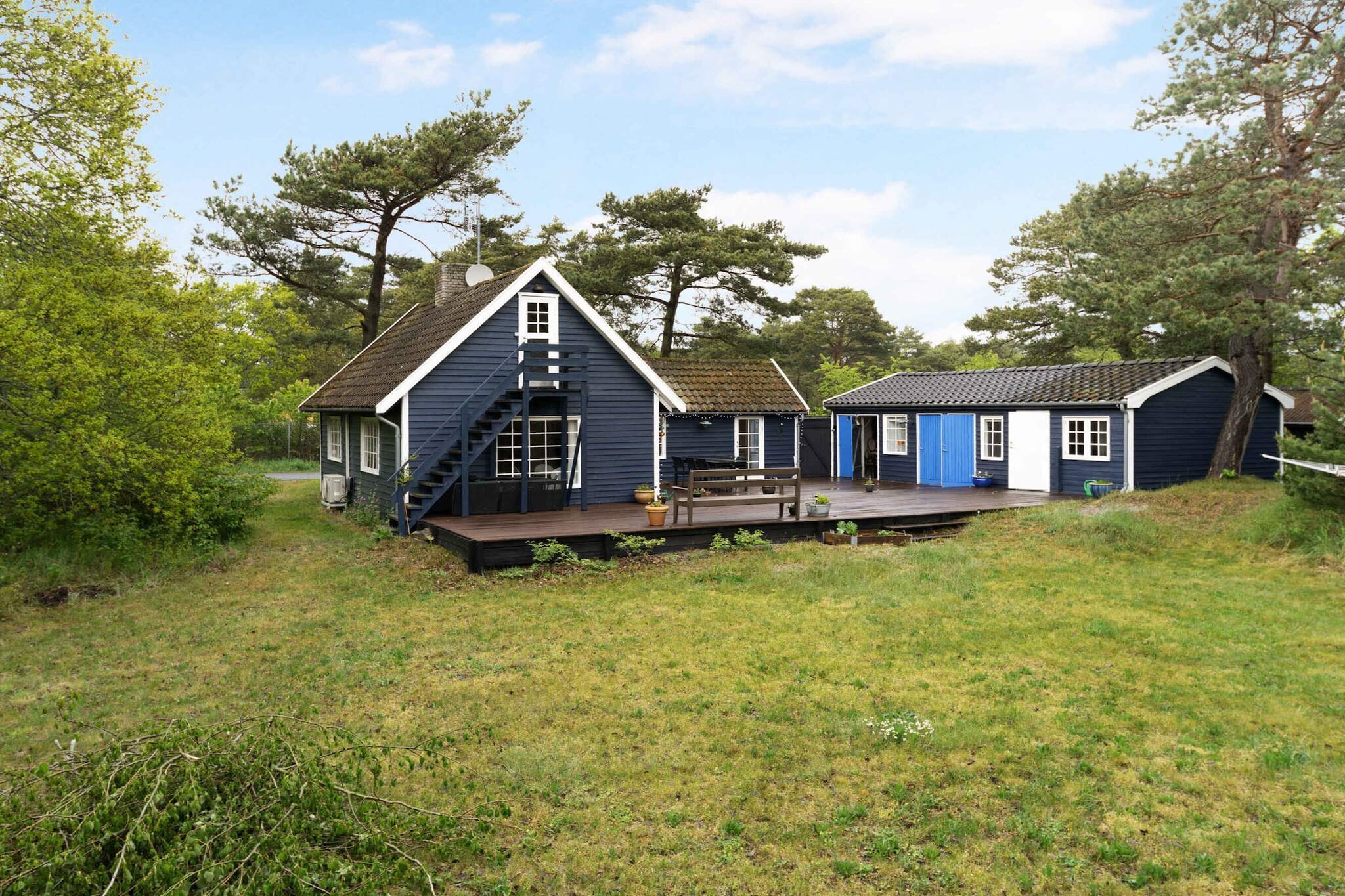 5 Sterne Ferienhaus in Nexø-Im Freien