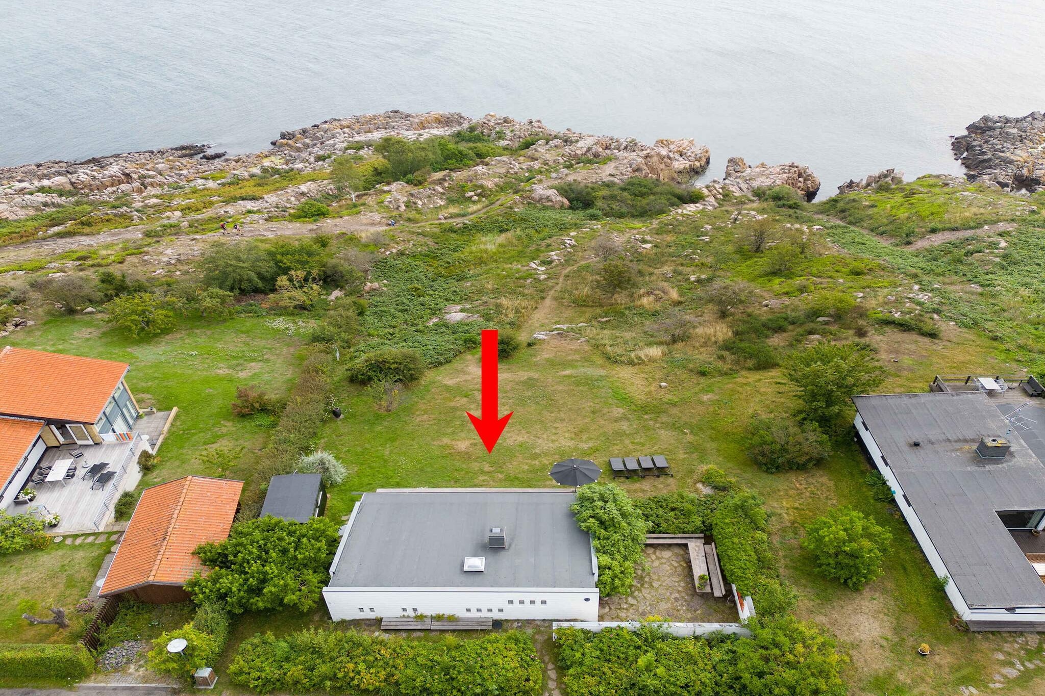 5 Sterne Ferienhaus in Gudhjem-Im Freien