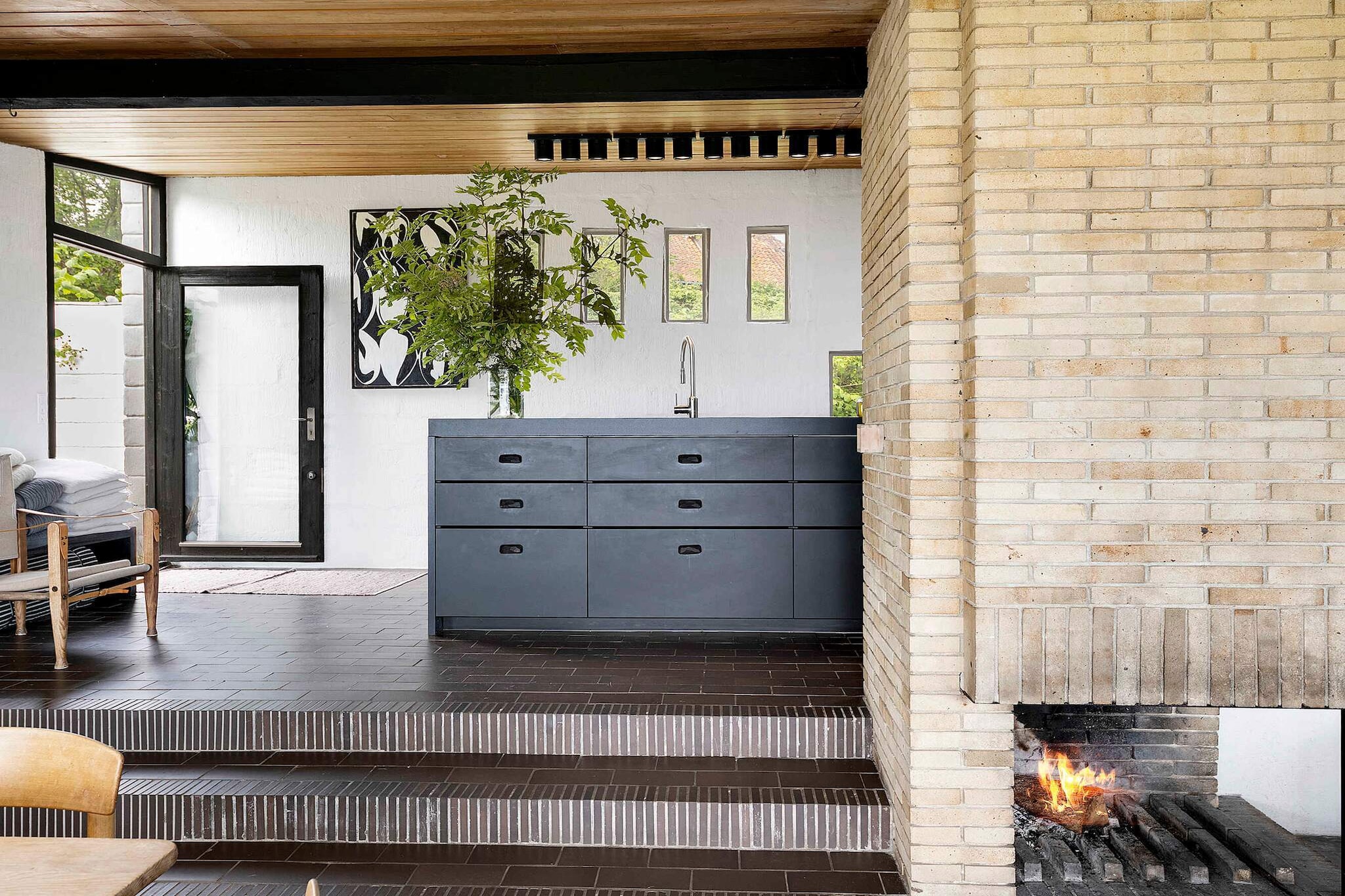 5 Sterne Ferienhaus in Gudhjem-Innenbereich