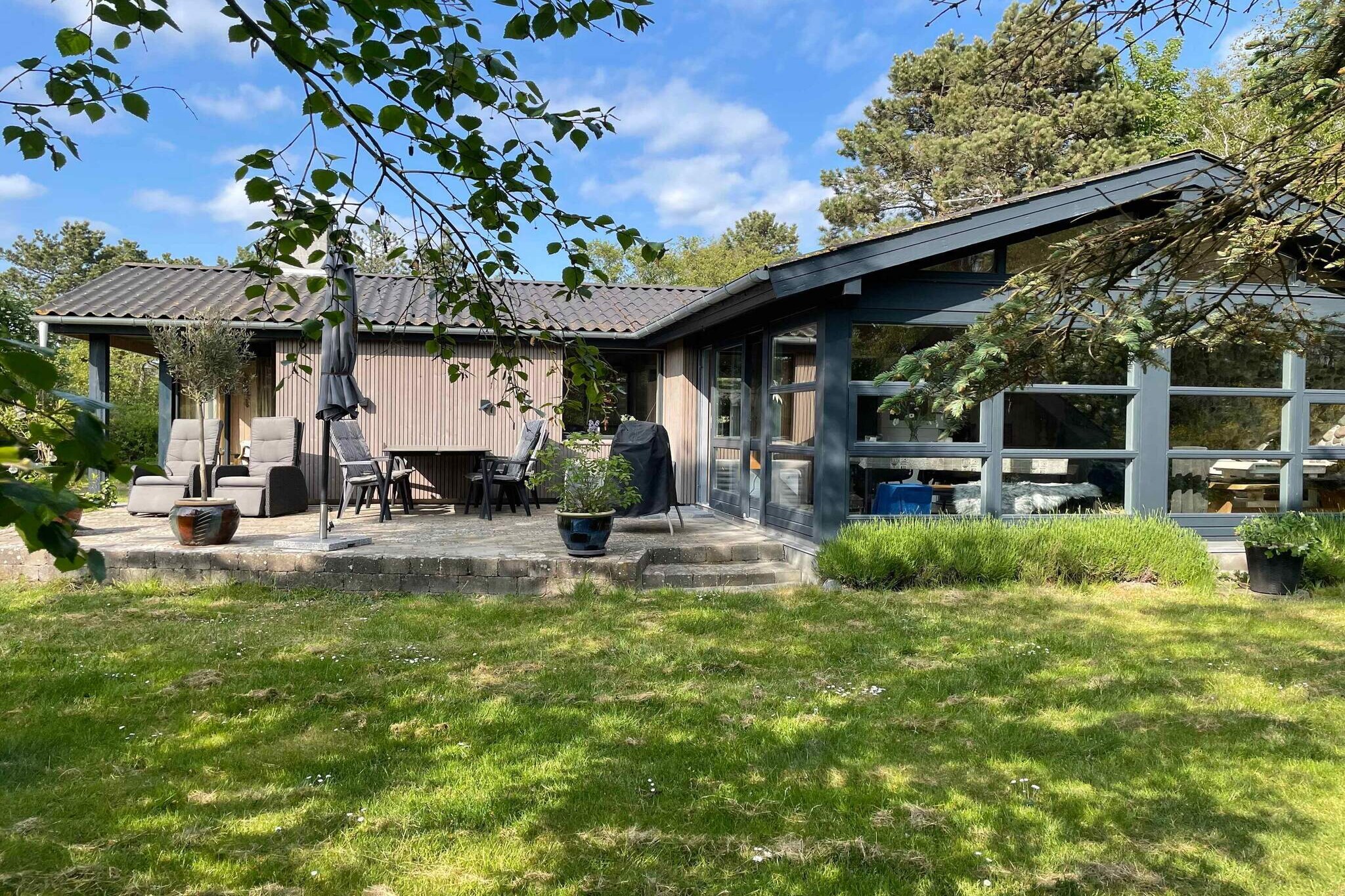 5 Sterne Ferienhaus in Rødby-Im Freien