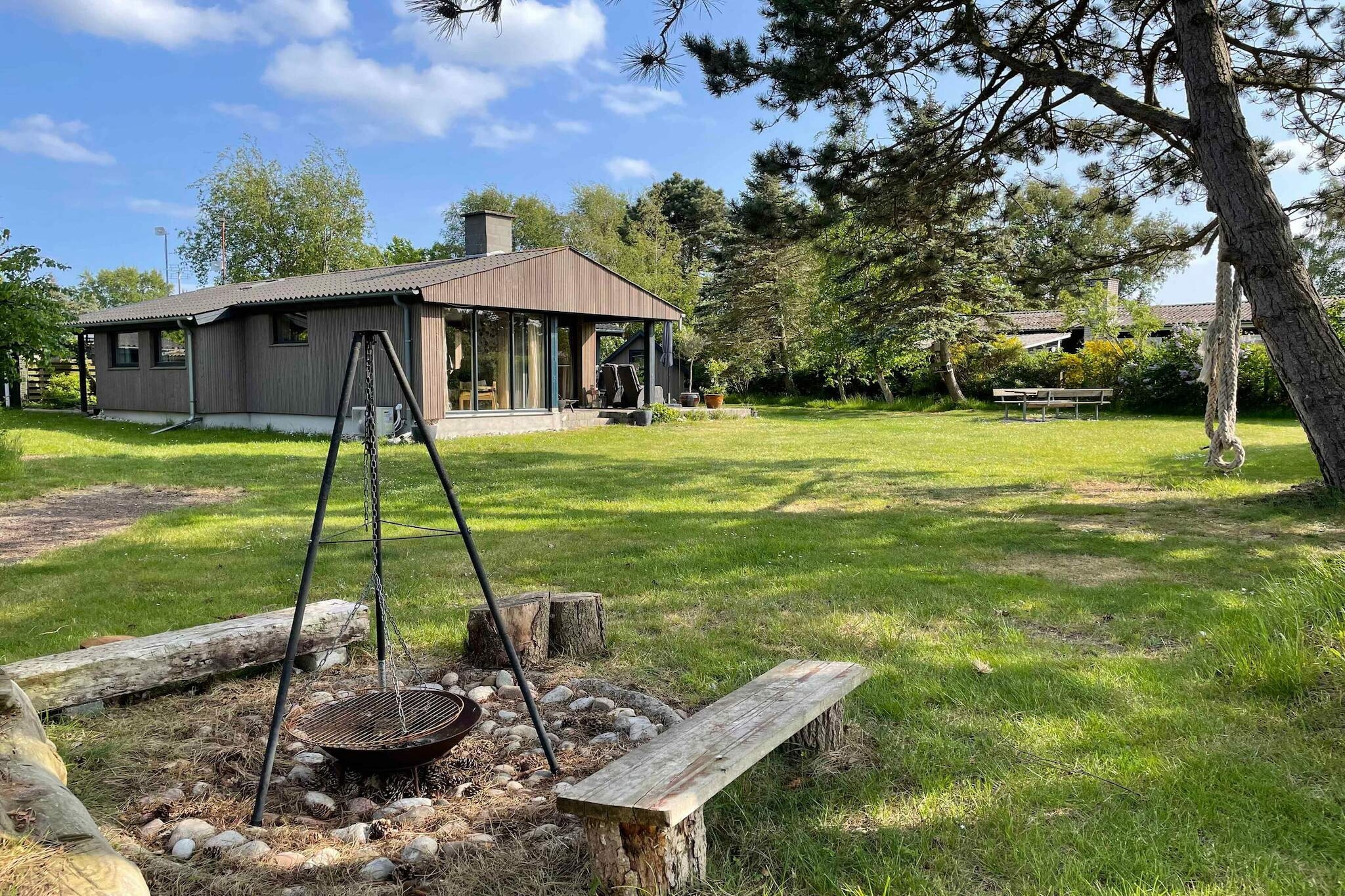 5 Sterne Ferienhaus in Rødby-Im Freien