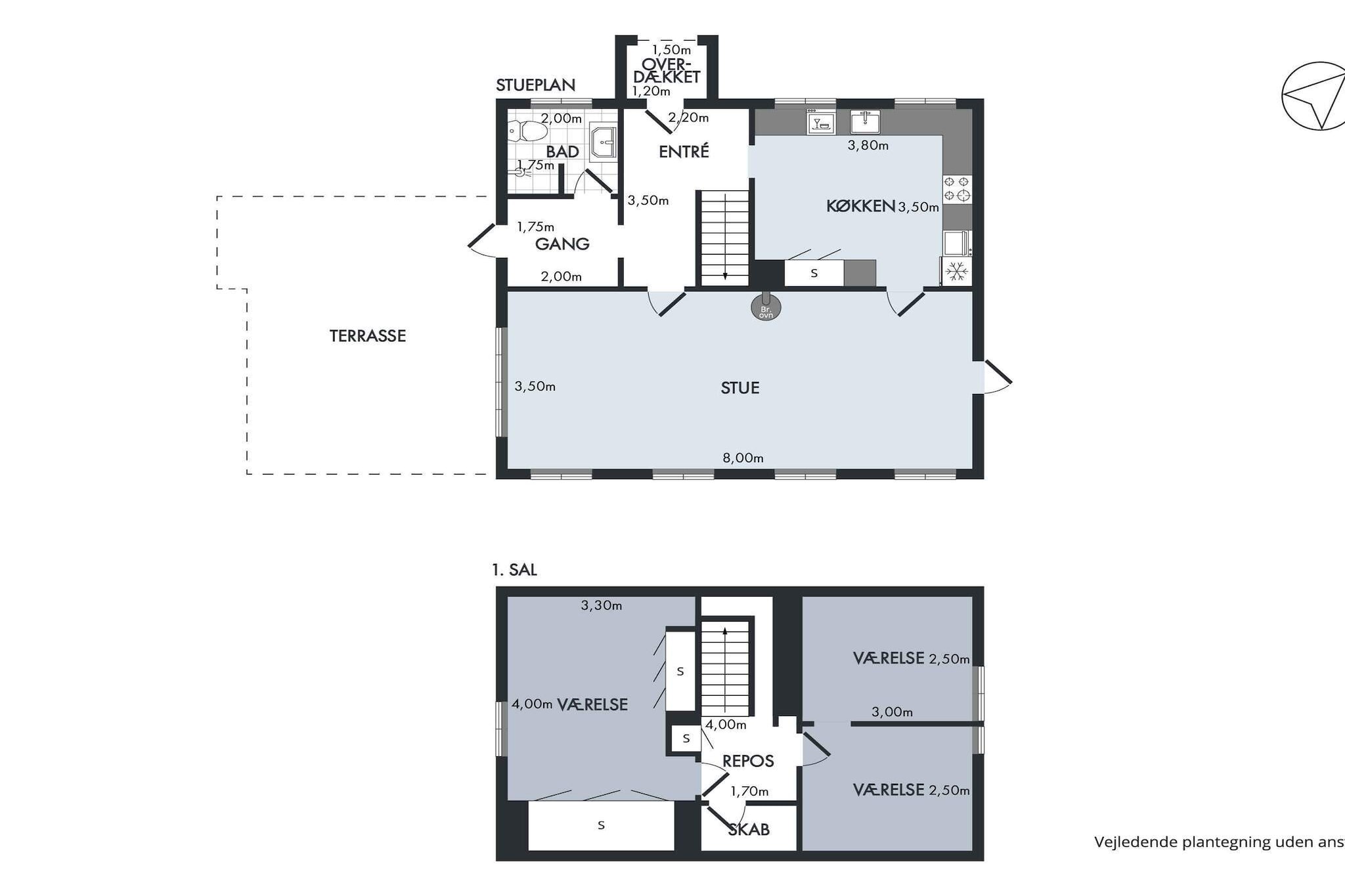 5 sterren vakantie huis in Gudhjem-Uitzicht