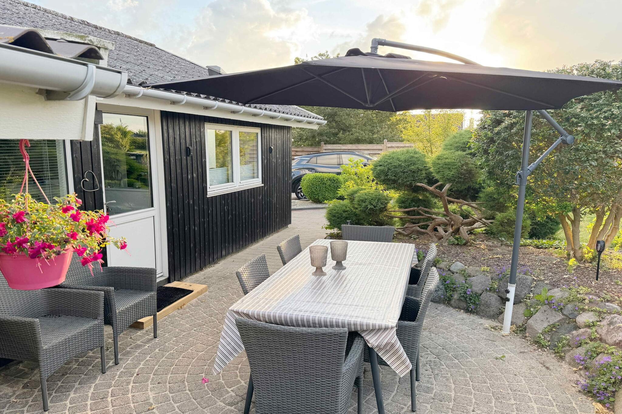 5 Sterne Ferienhaus in Karrebæksminde-Im Freien