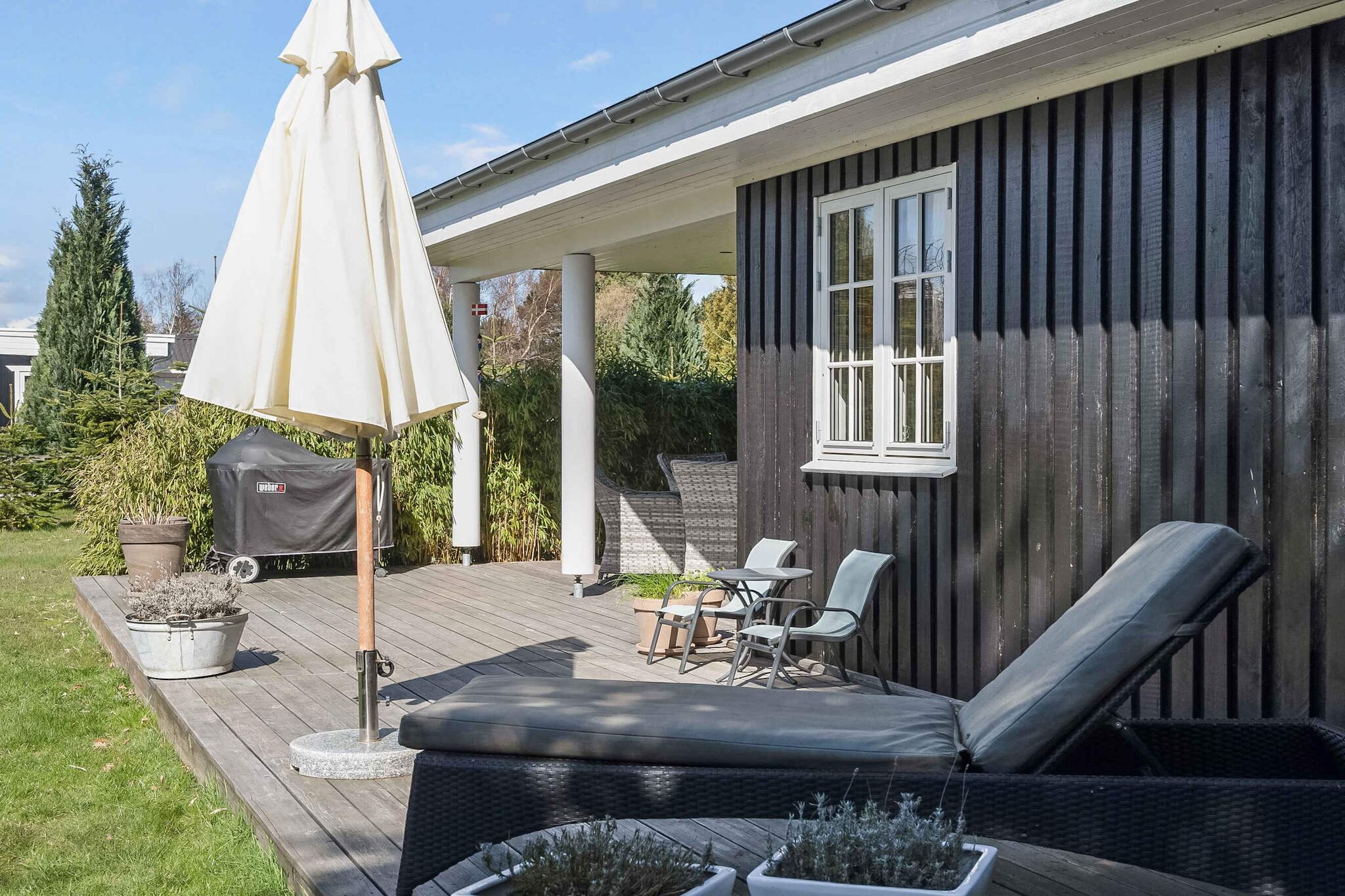 5 Sterne Ferienhaus in Væggerløse-Im Freien