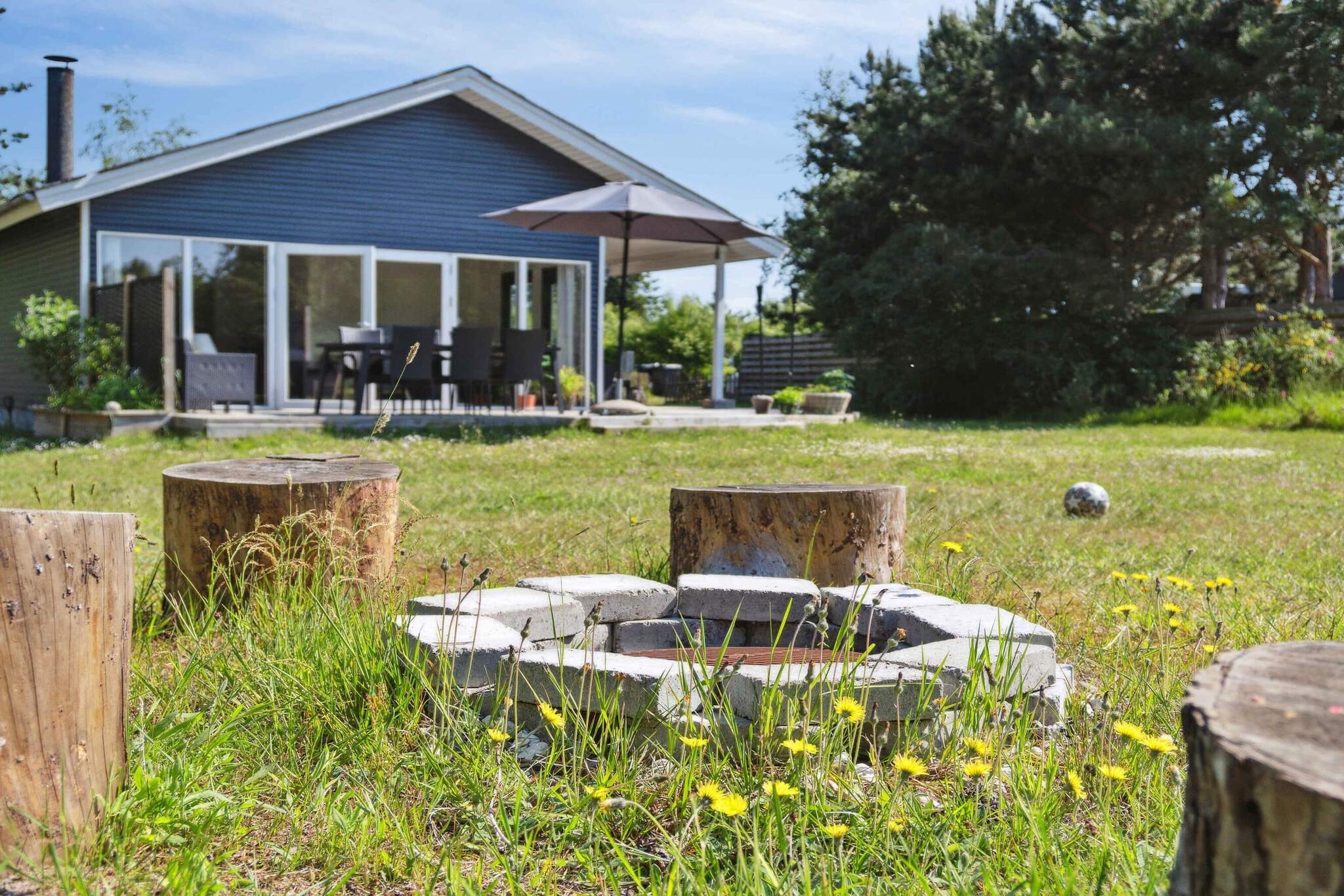 5 Sterne Ferienhaus in Væggerløse-Im Freien