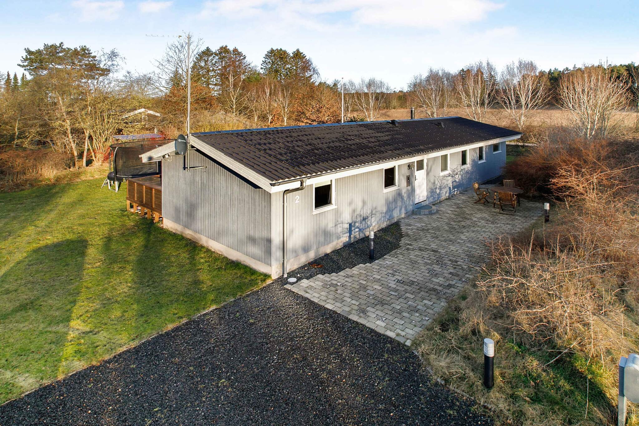 5 Sterne Ferienhaus in Glesborg-Im Freien