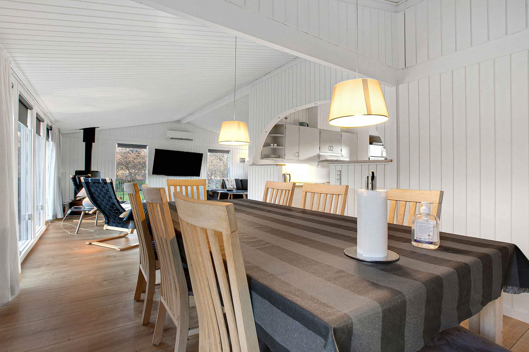 5 Sterne Ferienhaus in Glesborg-Innenbereich