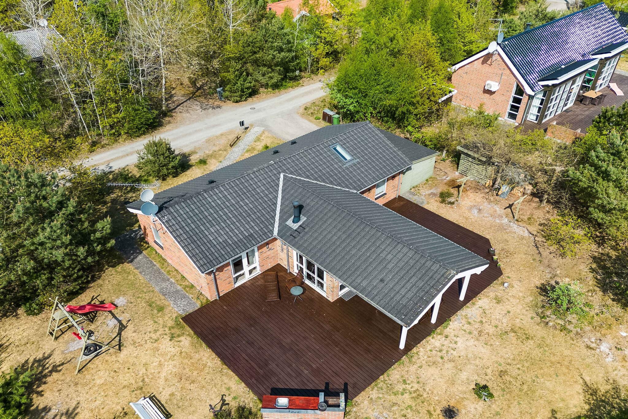 5 Sterne Ferienhaus in Nexø-Im Freien