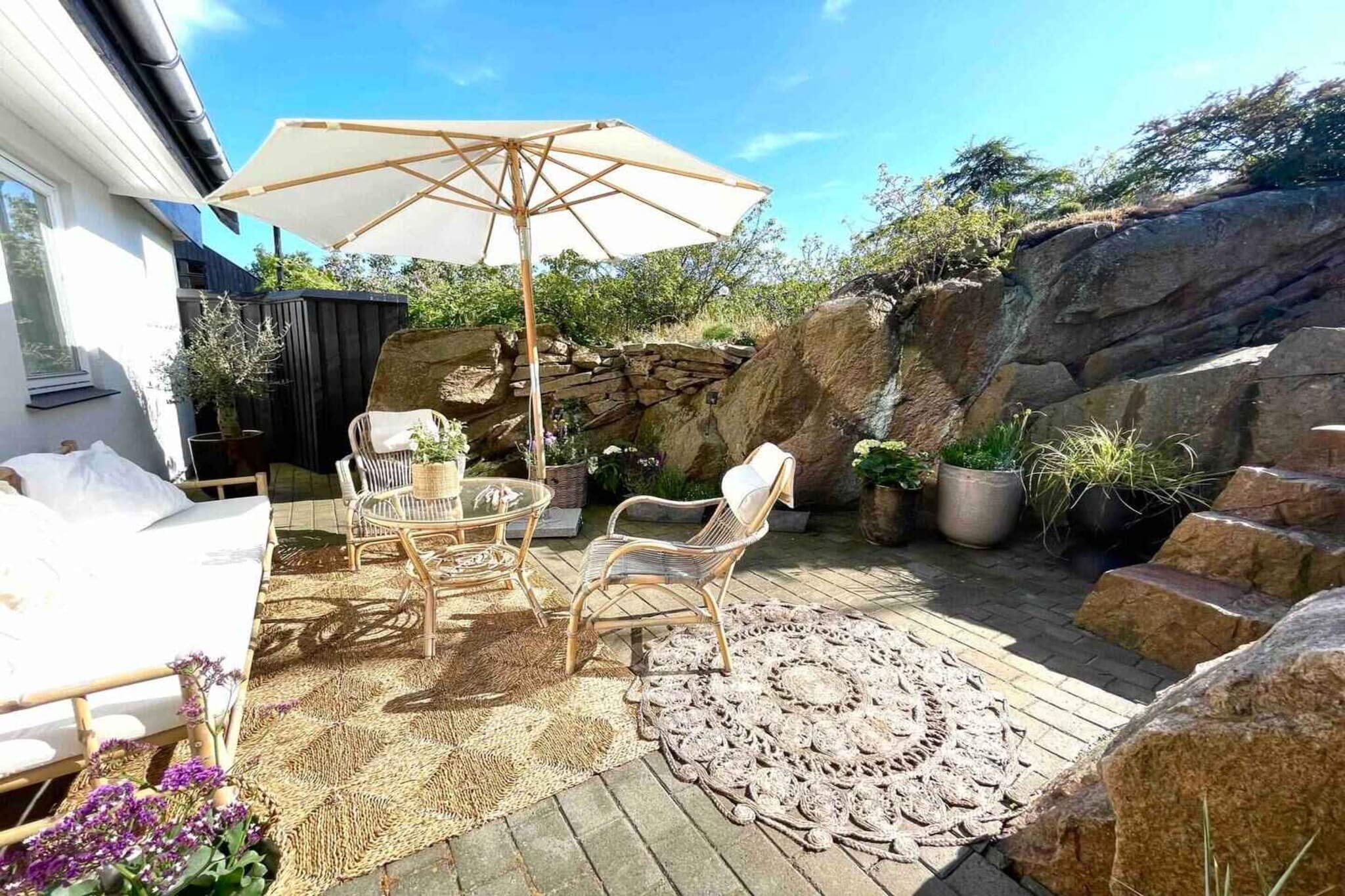 4 Sterne Ferienhaus in Allinge-Im Freien