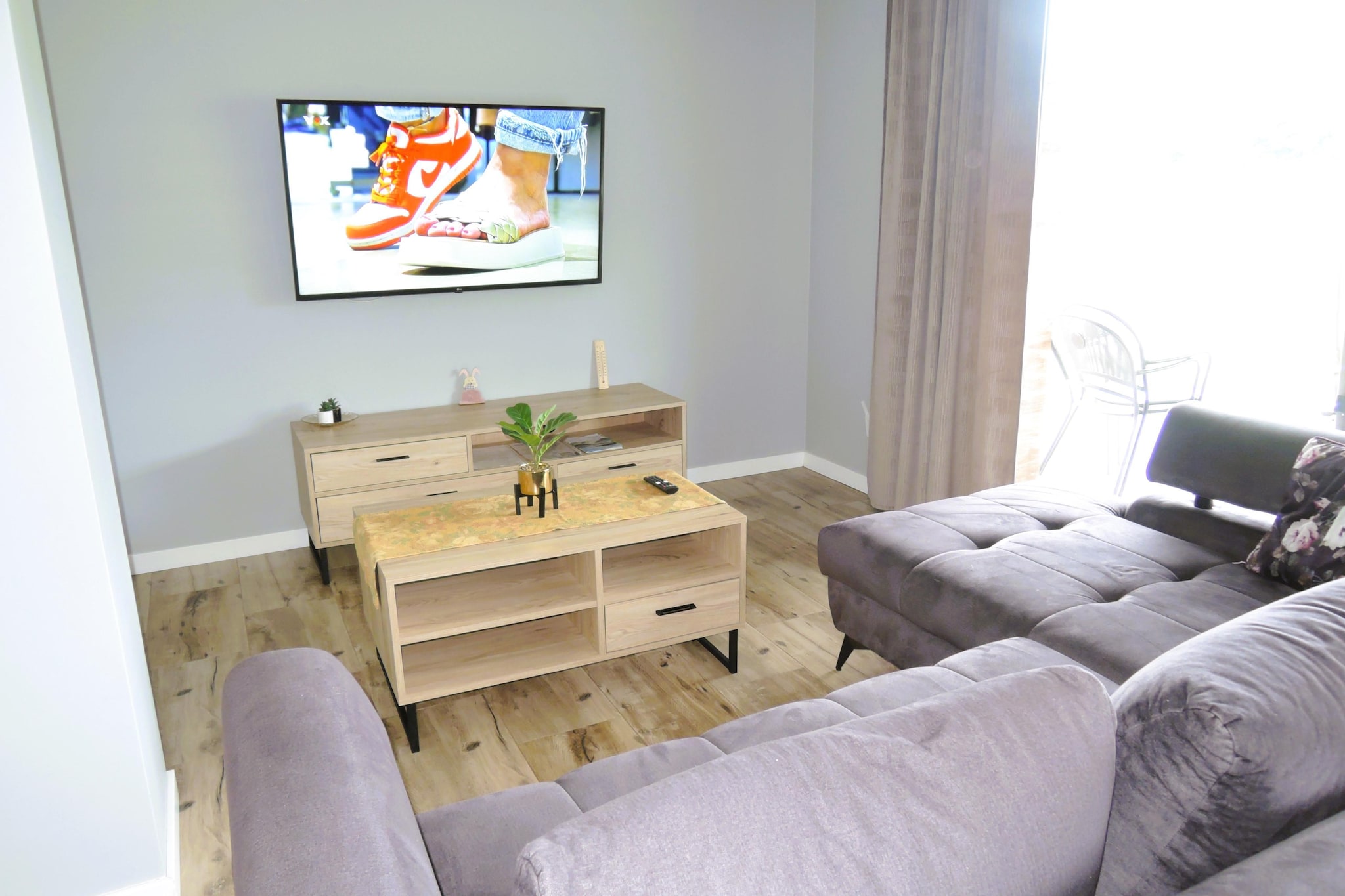 Dom wakacyjny Bursztynowa 2b na 4 osoby-Living room
